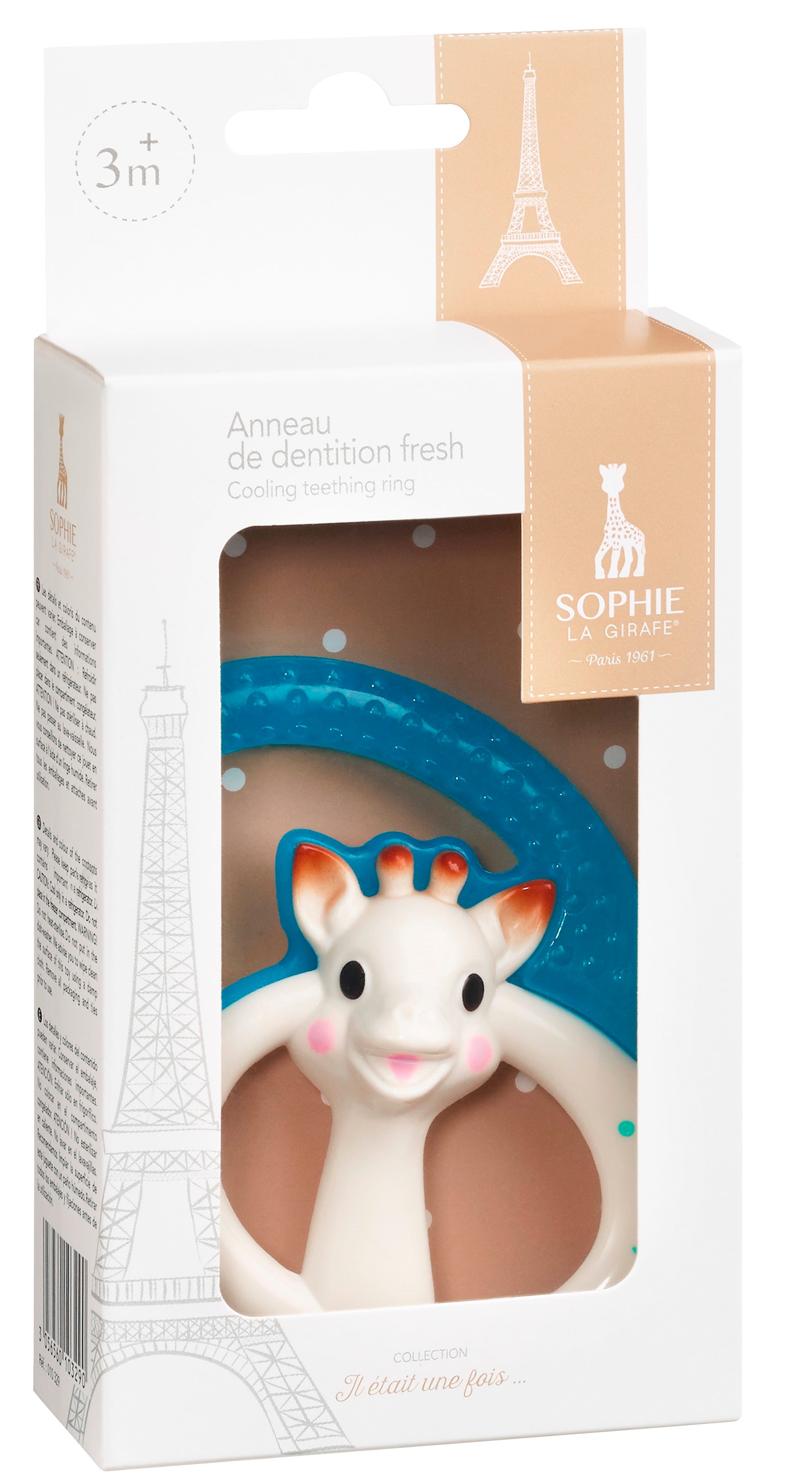 Cooling teething ring