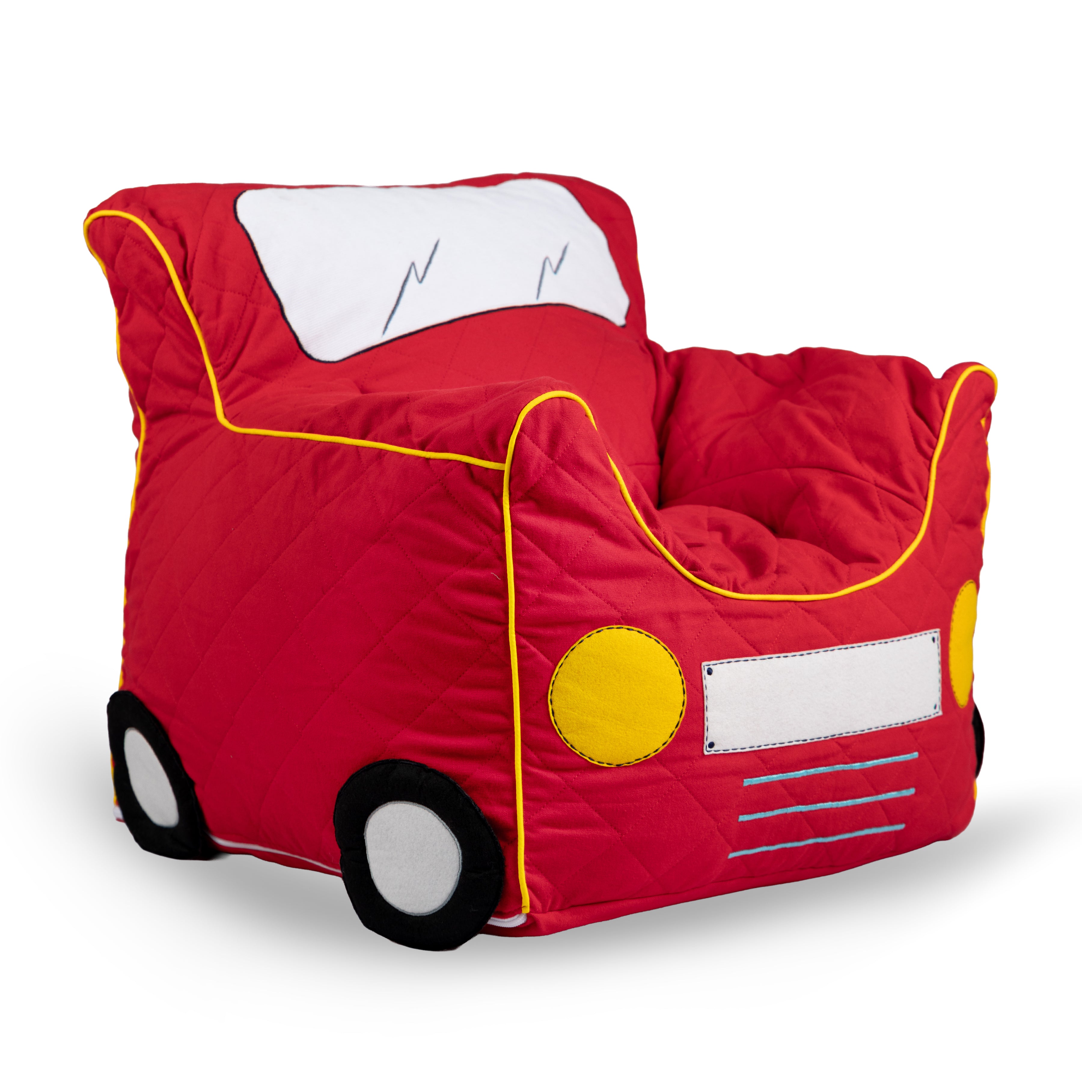 VROOM VROOM QUILTED - BEAN CHAIR COVER