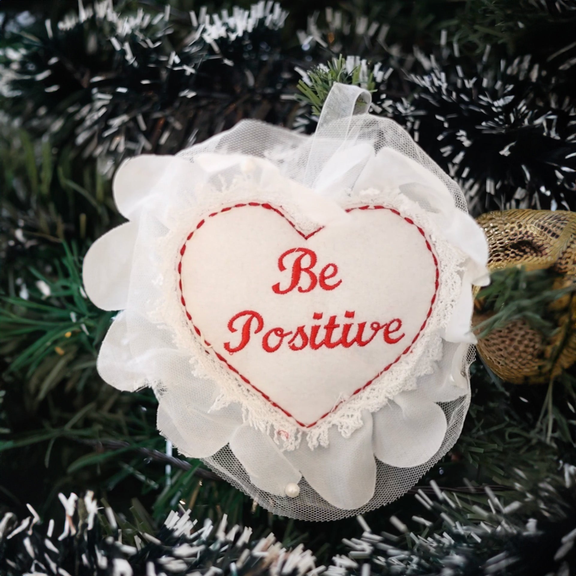 Be Positive Ornament
