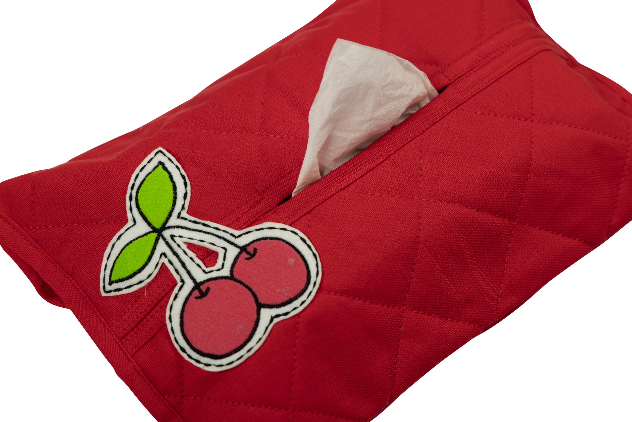 CHERRY TISSUE BOX COVER