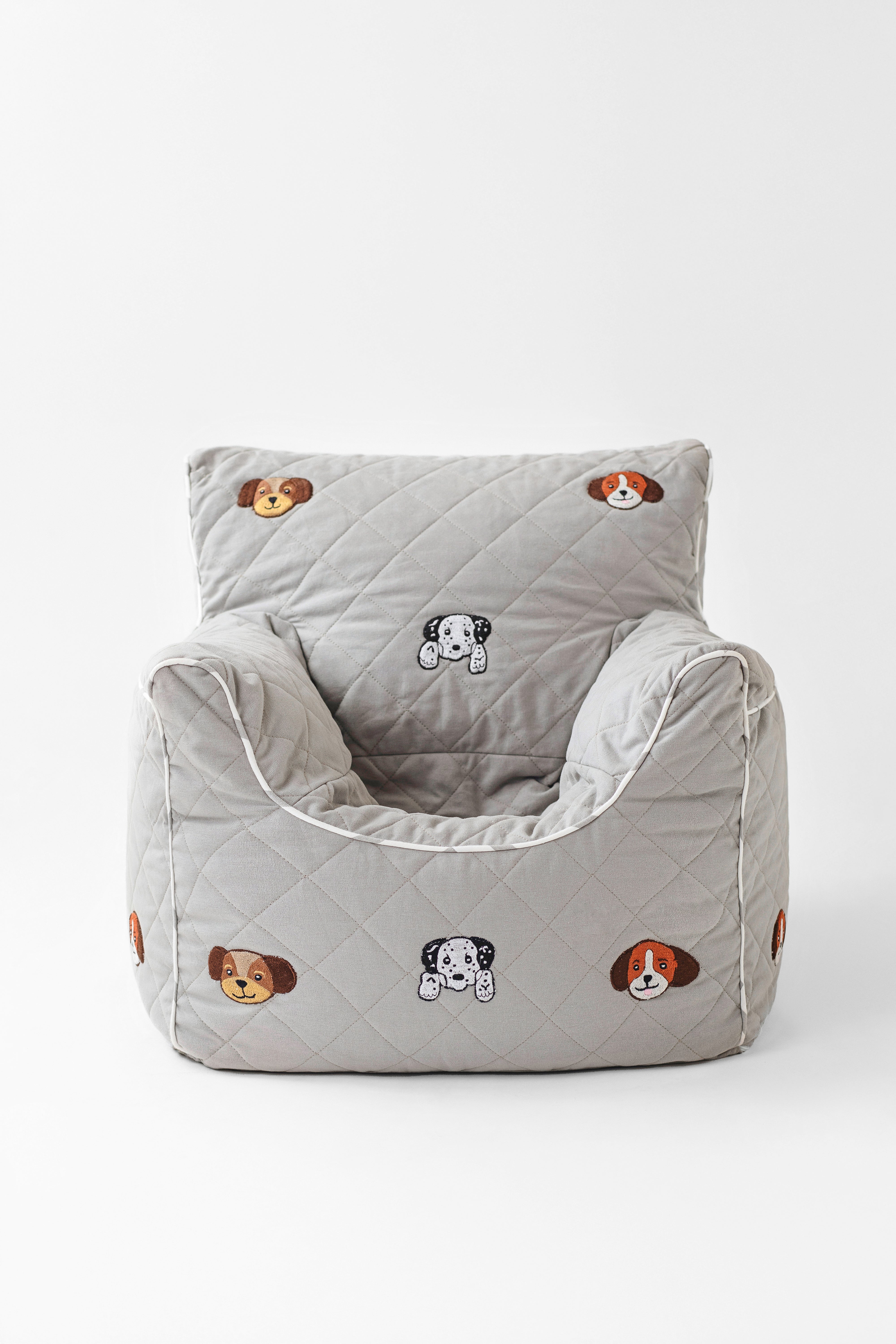 PAWSOME QUILTED - BEAN CHAIR COVER