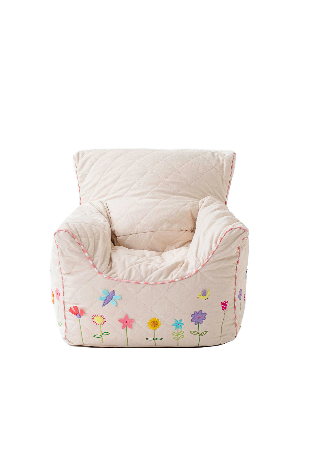 FLOWER GARDEN QUILTED - BEAN CHAIR COVER