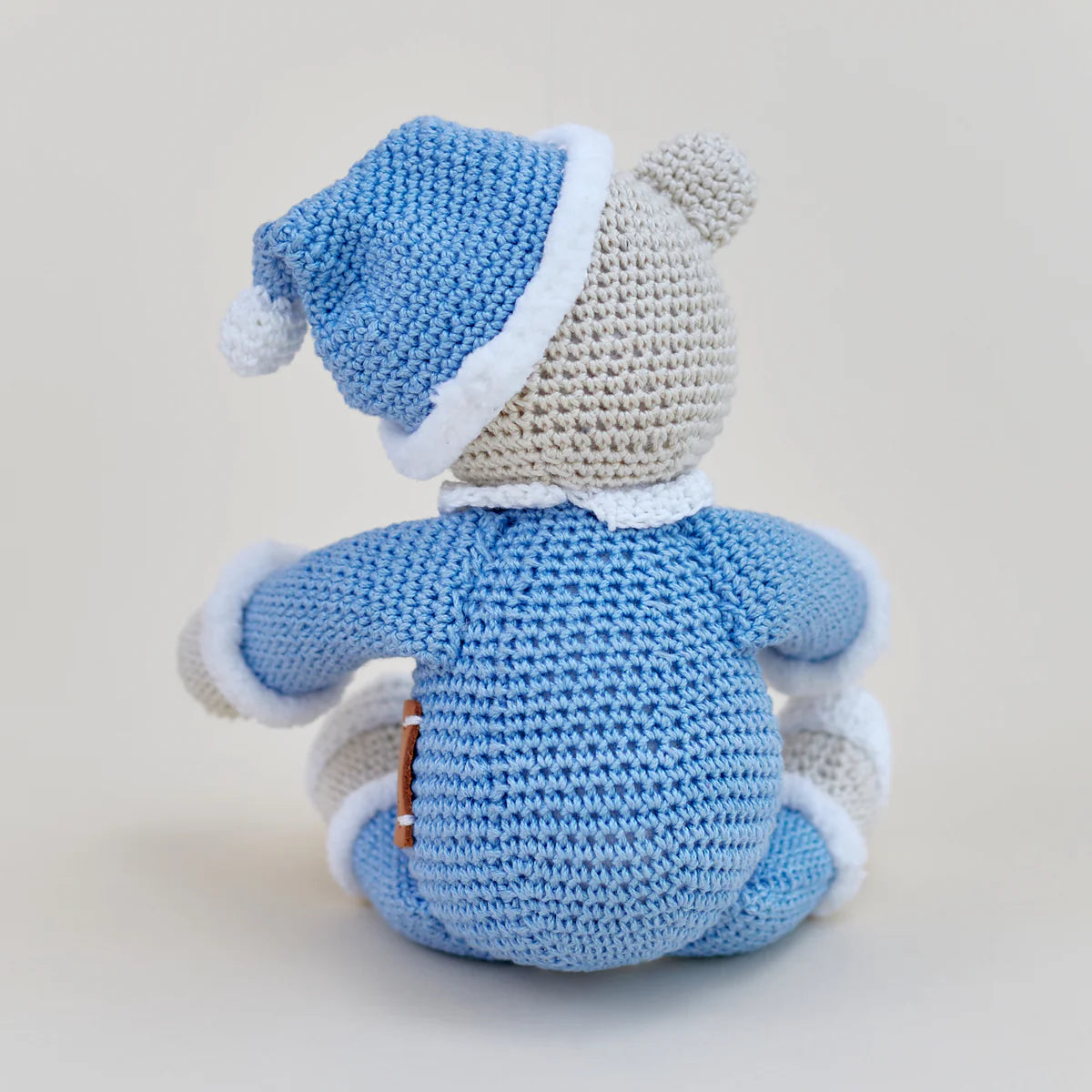 Bozo The Blue Teddy Crochet Toy