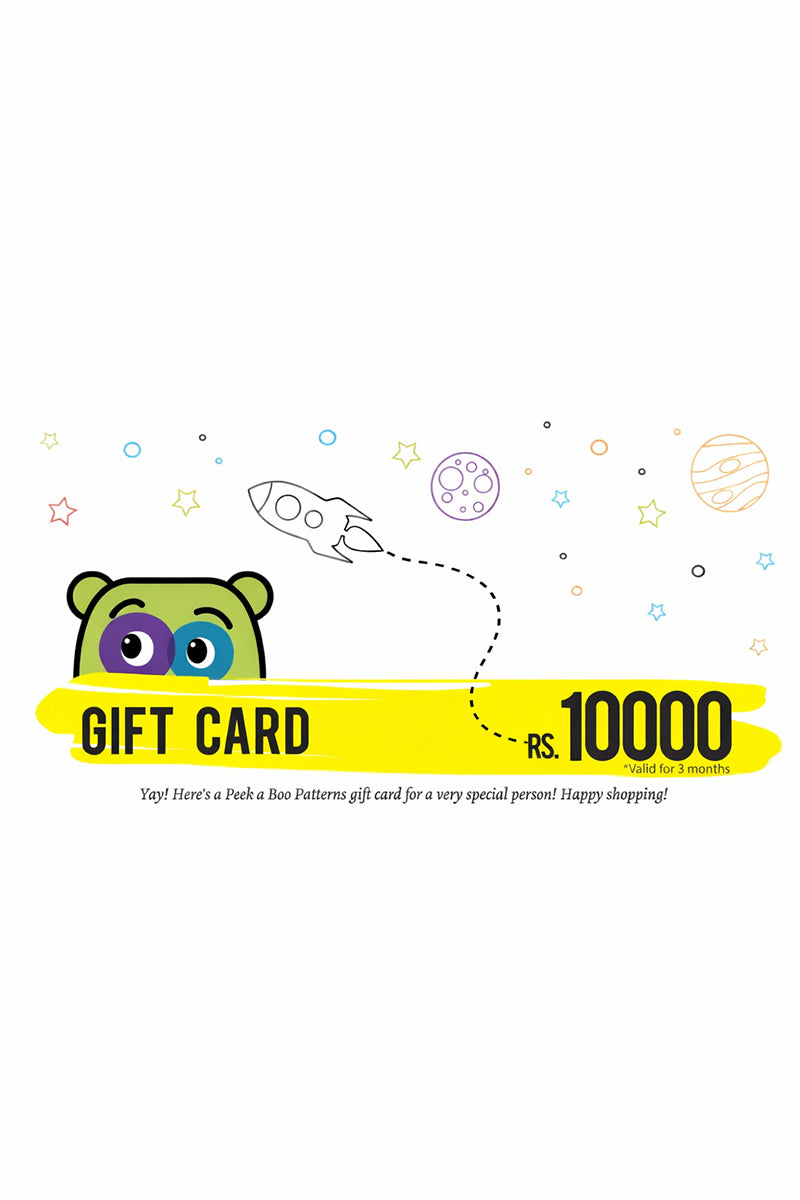 PEEKABOO Gift Card Rs 10000