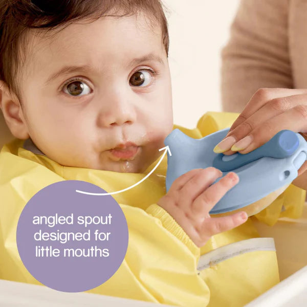 Fill + Feed Silicone Feeding Pouch Lullaby Blue