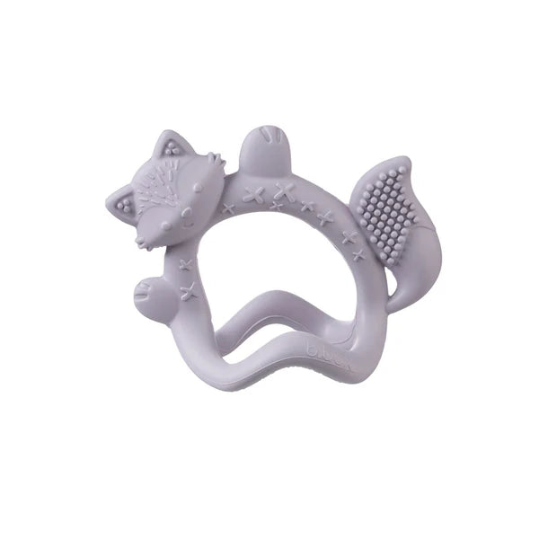 Silicone Wrist Teether Fox Peony Purple