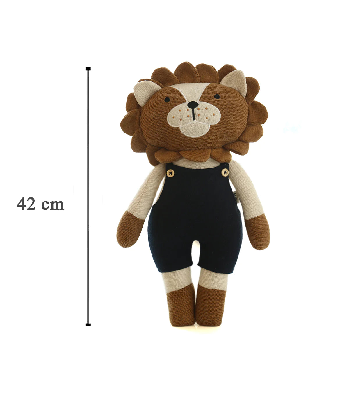 Little Leo Cotton Knitted Stuffed Soft Toy For Babies & Kids