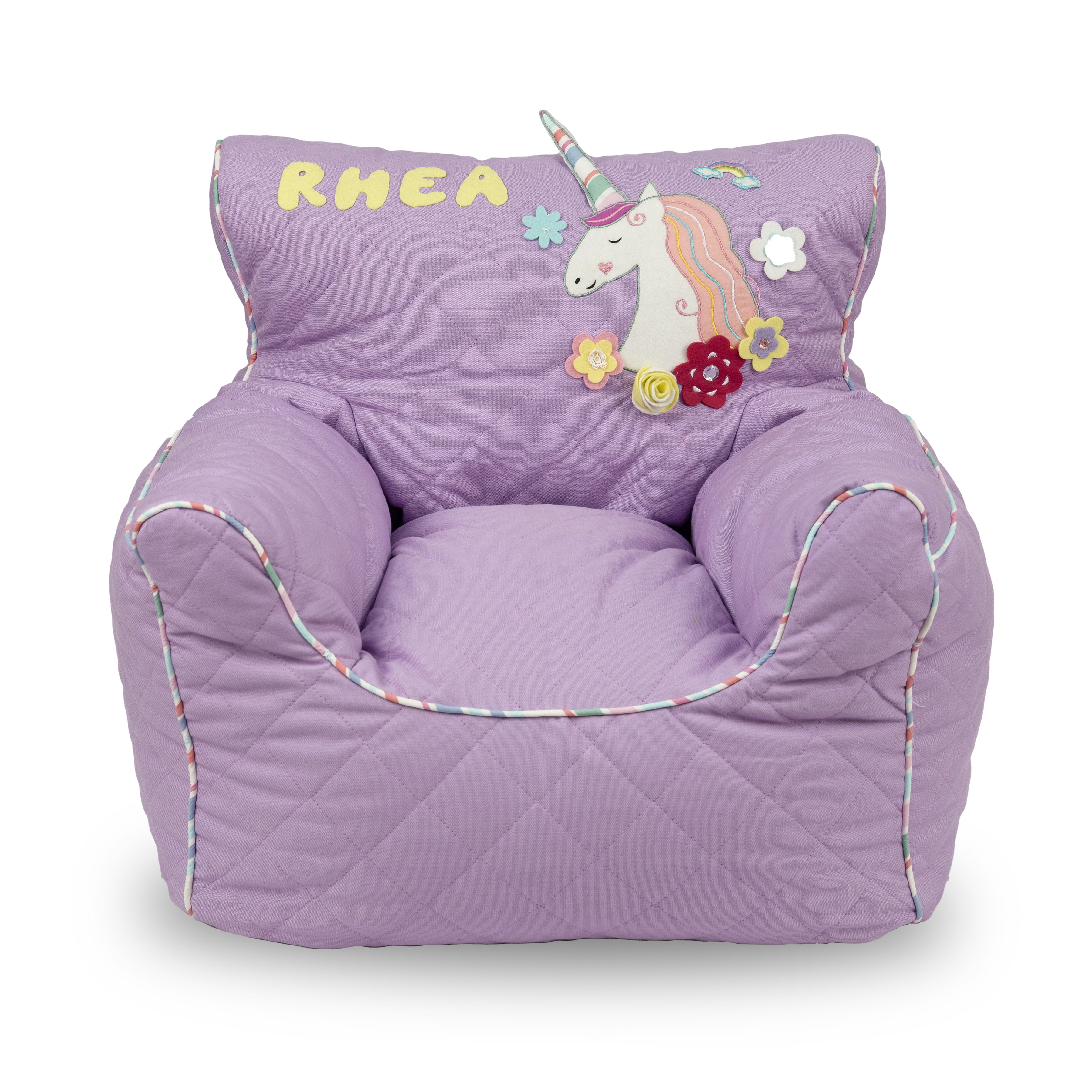 Unicorn Lavender Quilted - BeanChair Cover