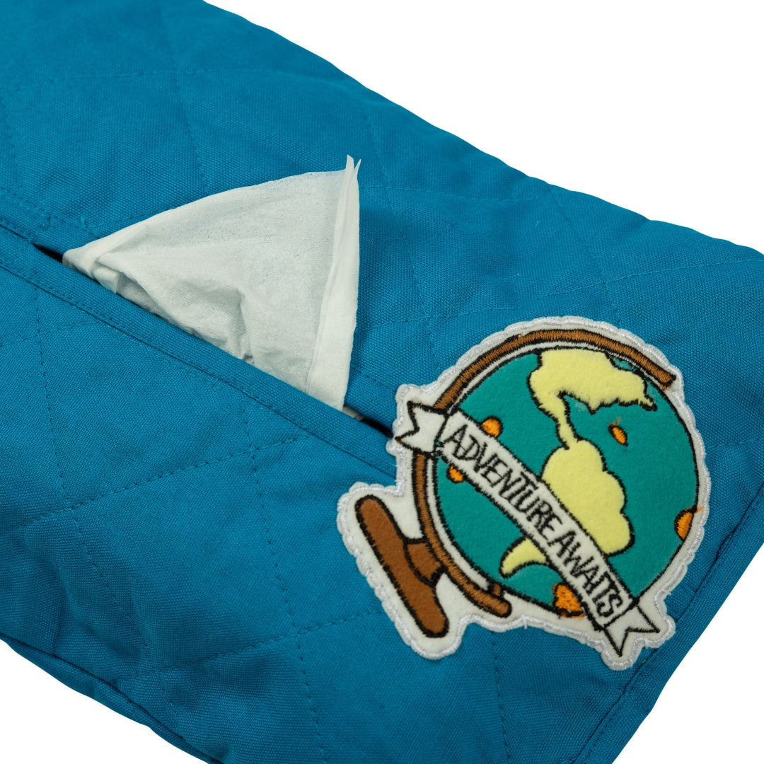 GLOBE TISSUE BOX COVER