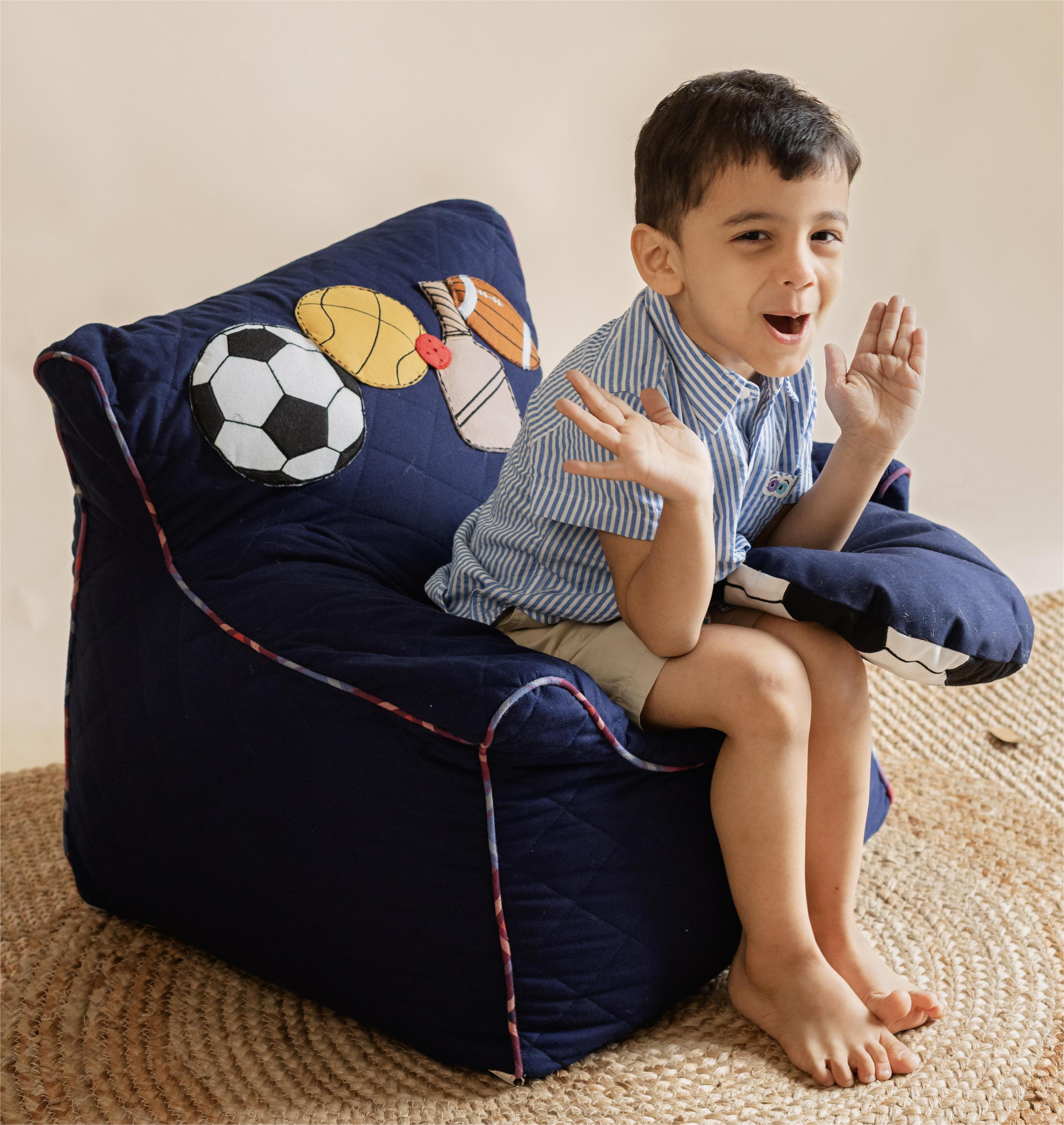 SPORTY QUILTED - BEAN CHAIR COVER