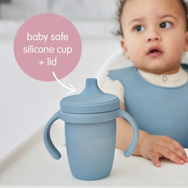 Silicone Spout Cup Ocean Blue