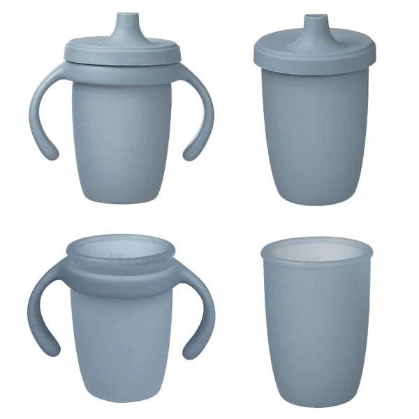 Silicone Spout Cup Ocean Blue