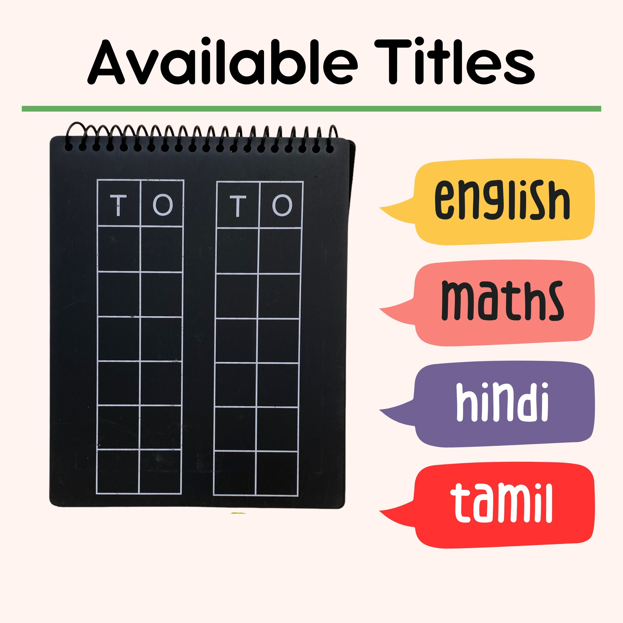 Maths Pre-Writing Board