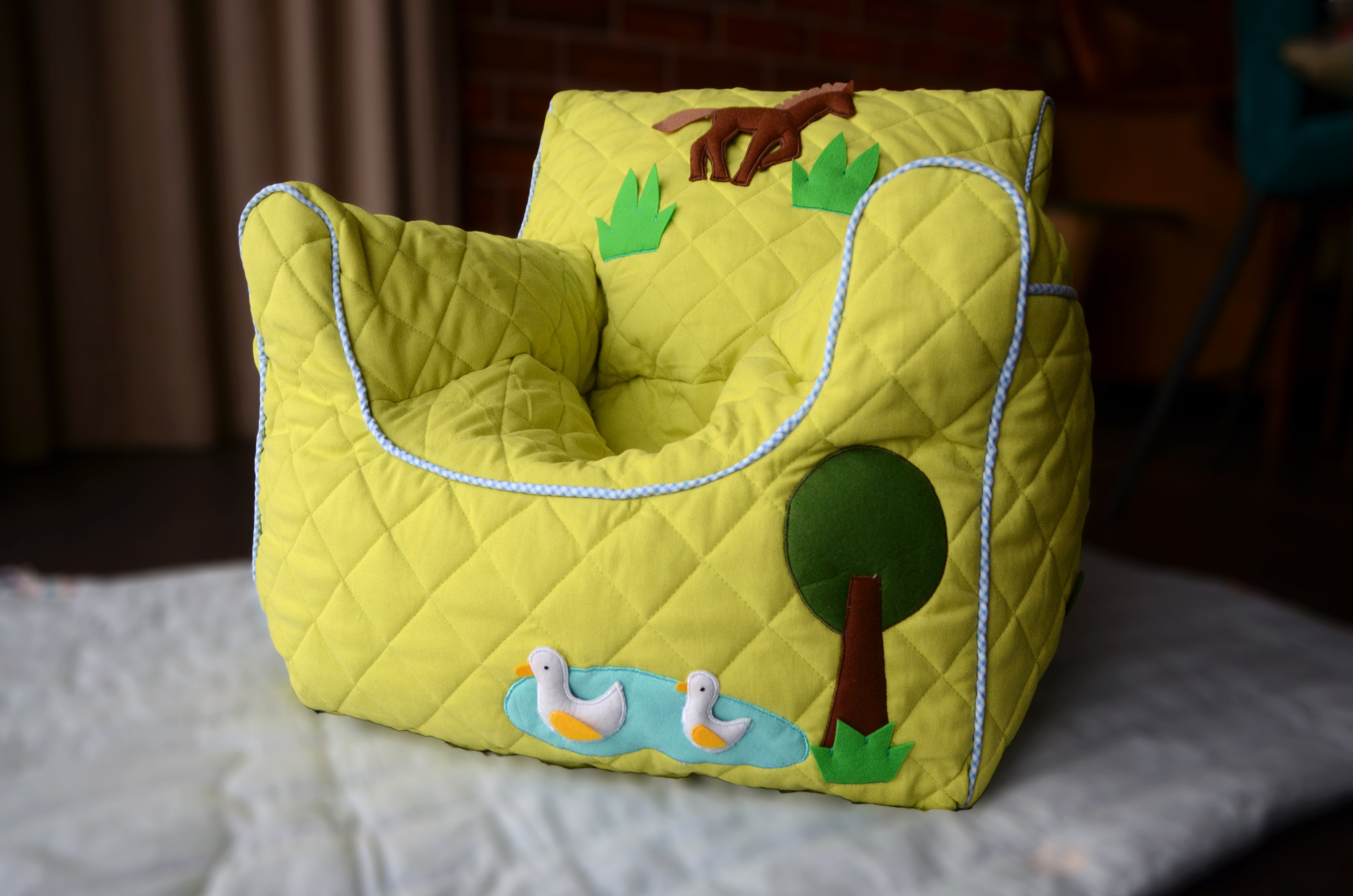 Farm Animal Quilted - BeanChair Cover