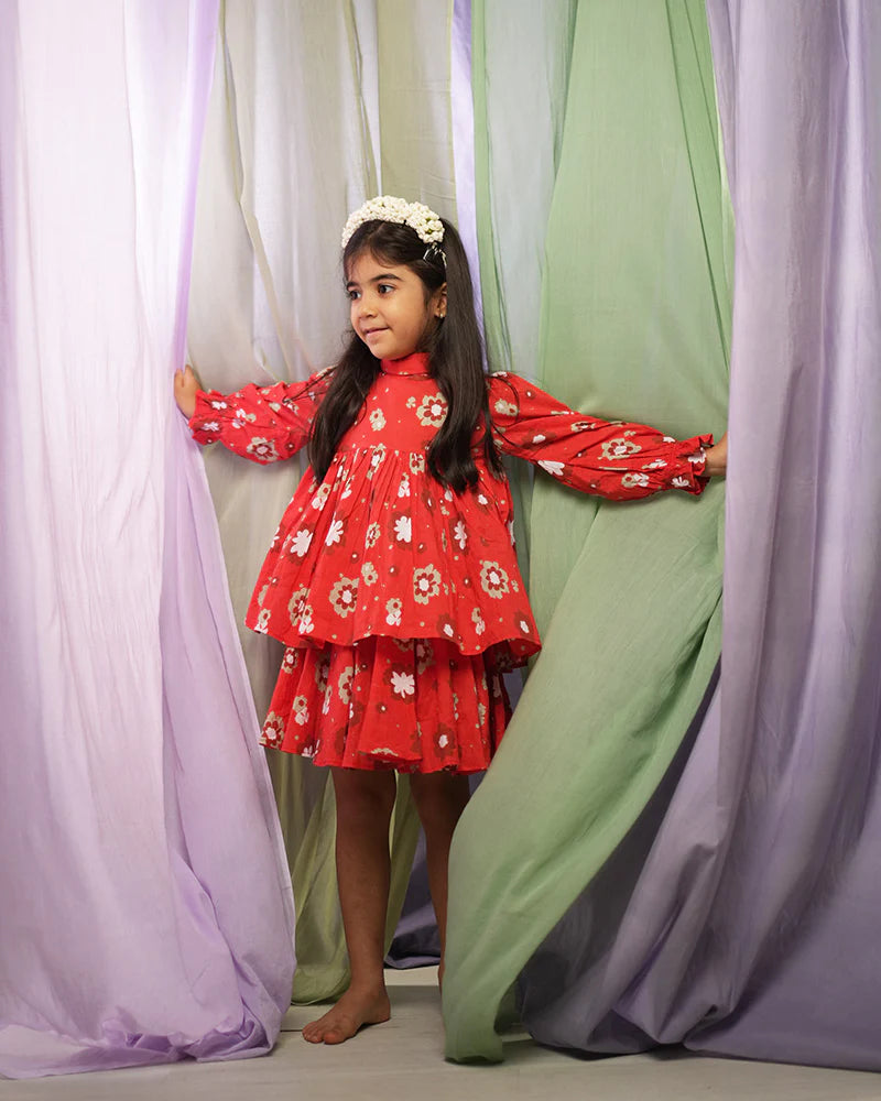 Poppy patch Girls Co-ord Set