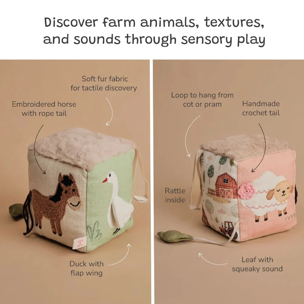 Busy Cube- Horse, Sheep, Duck