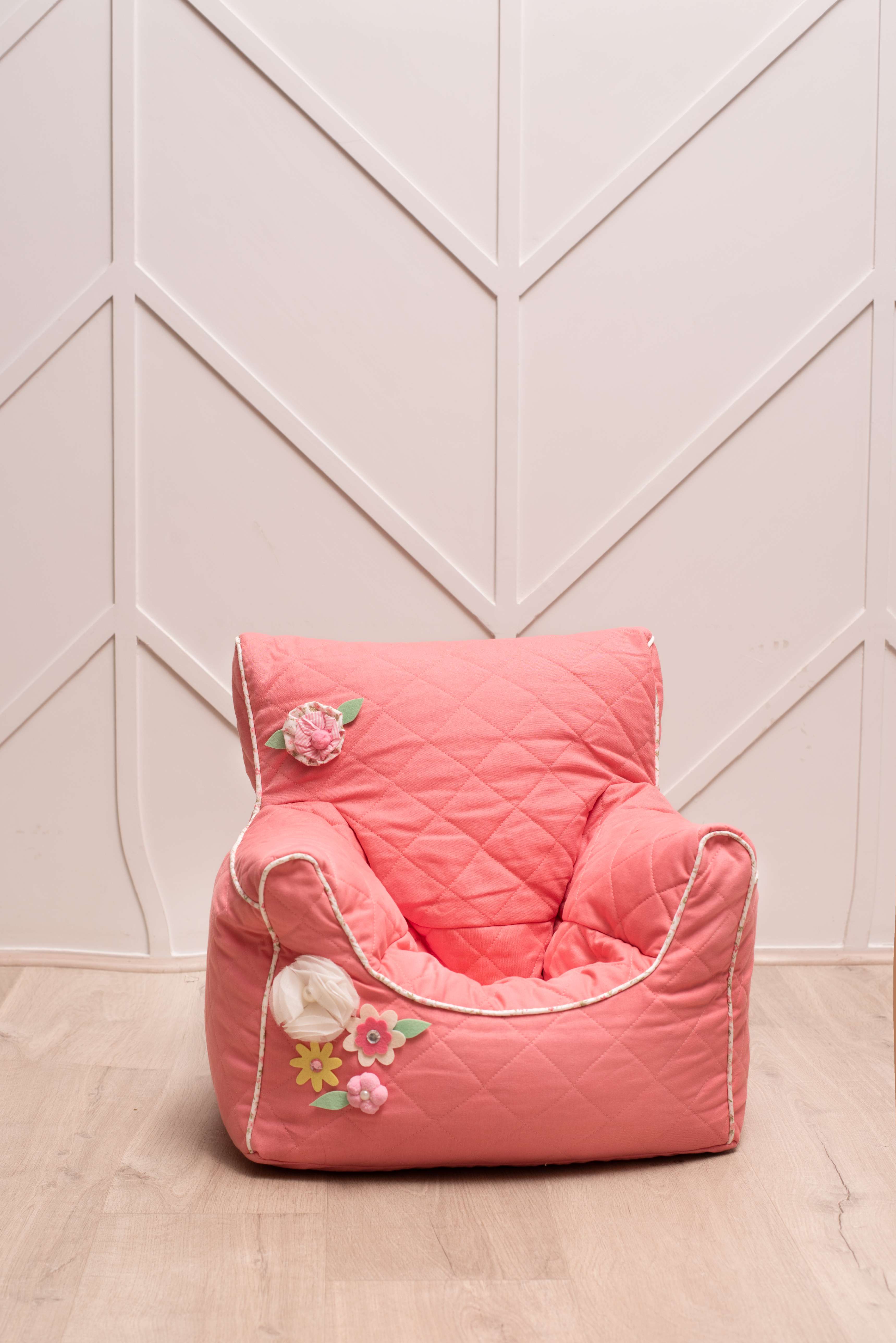 VINTAGE QUILTED - BEAN CHAIR COVER