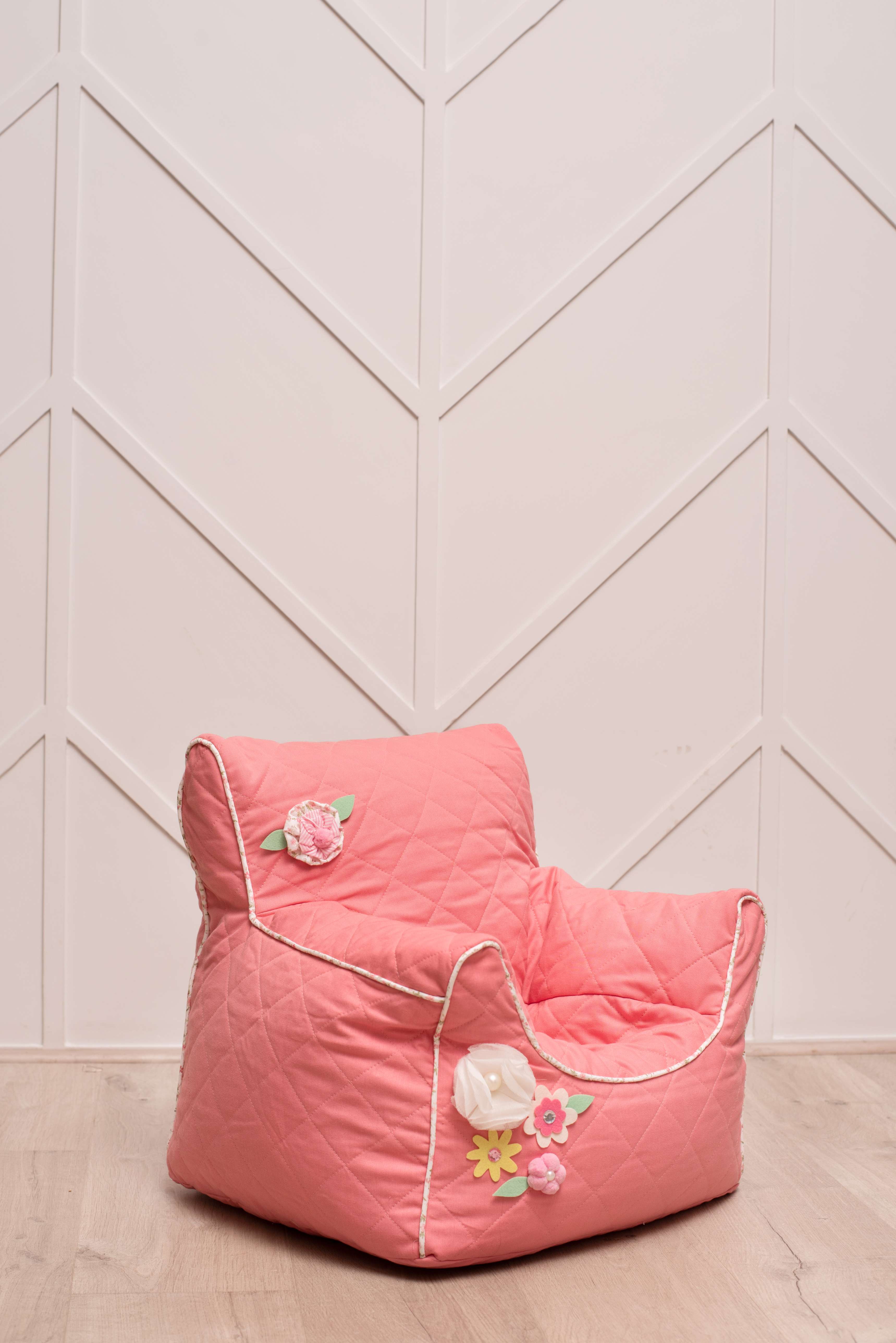 VINTAGE QUILTED - BEAN CHAIR COVER