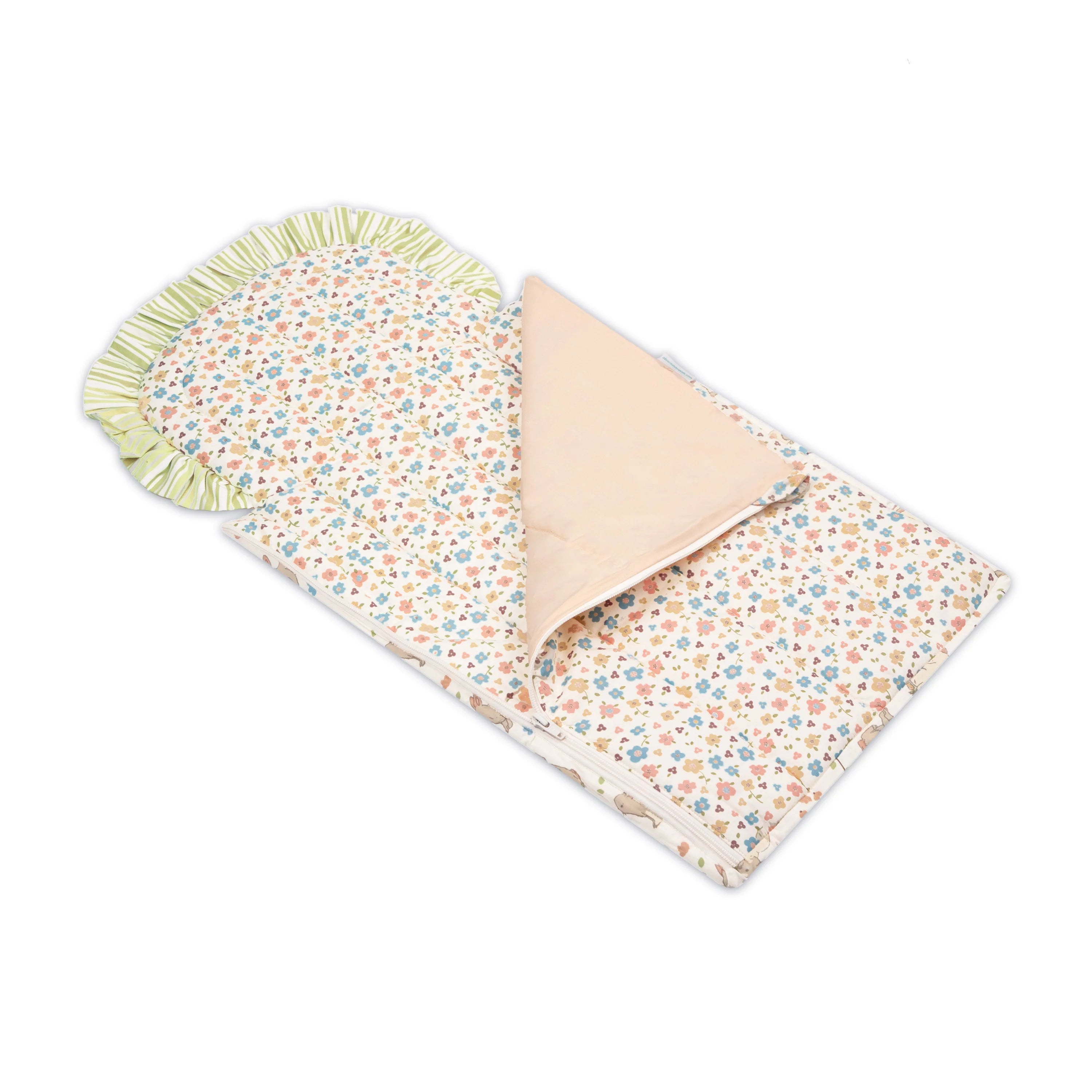 Quilted Nest Bag - Bunny Garden