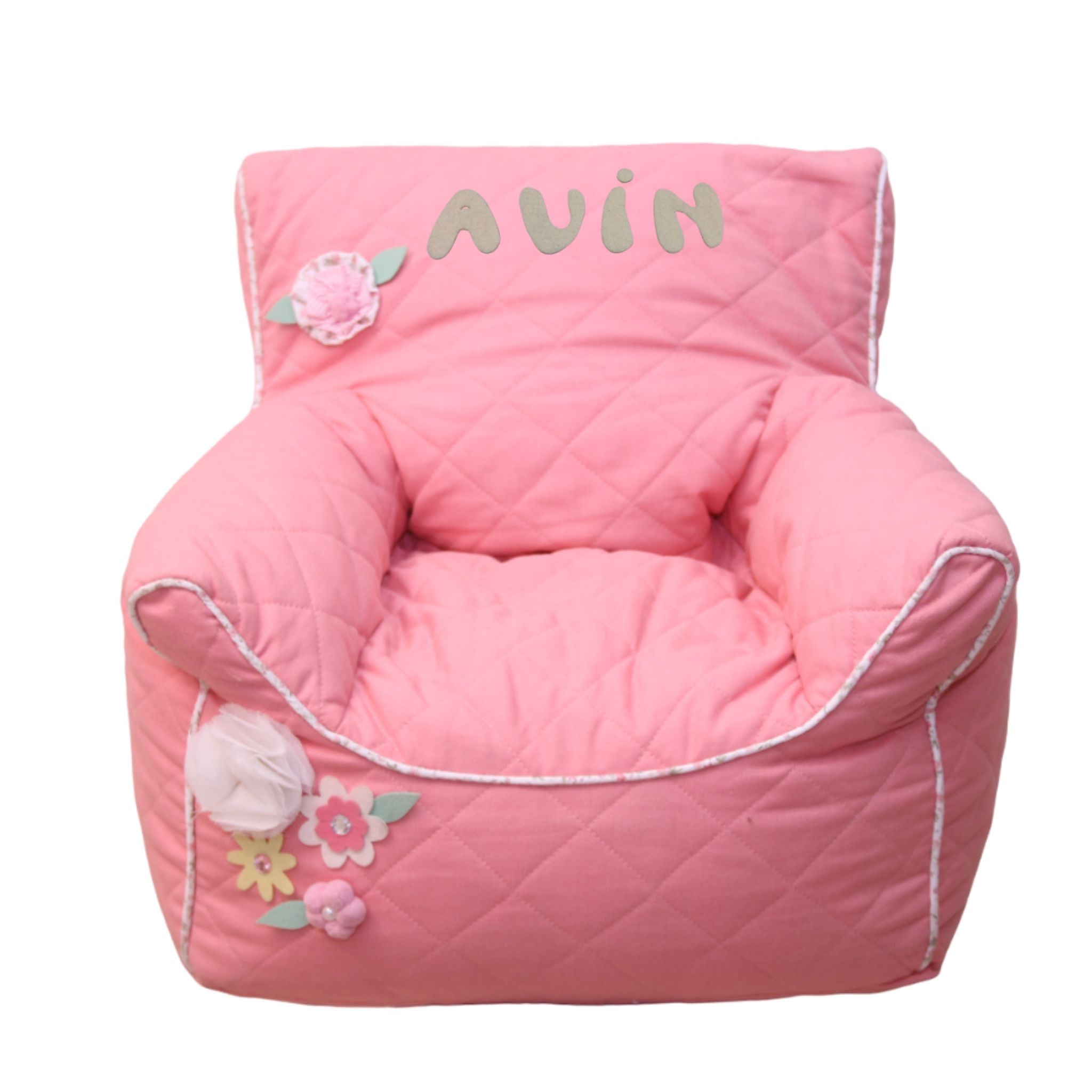 VINTAGE QUILTED - BEAN CHAIR COVER