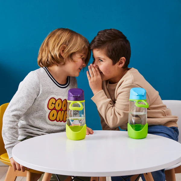 Tritan Sport Spout Drink Bottle 450ml Purple