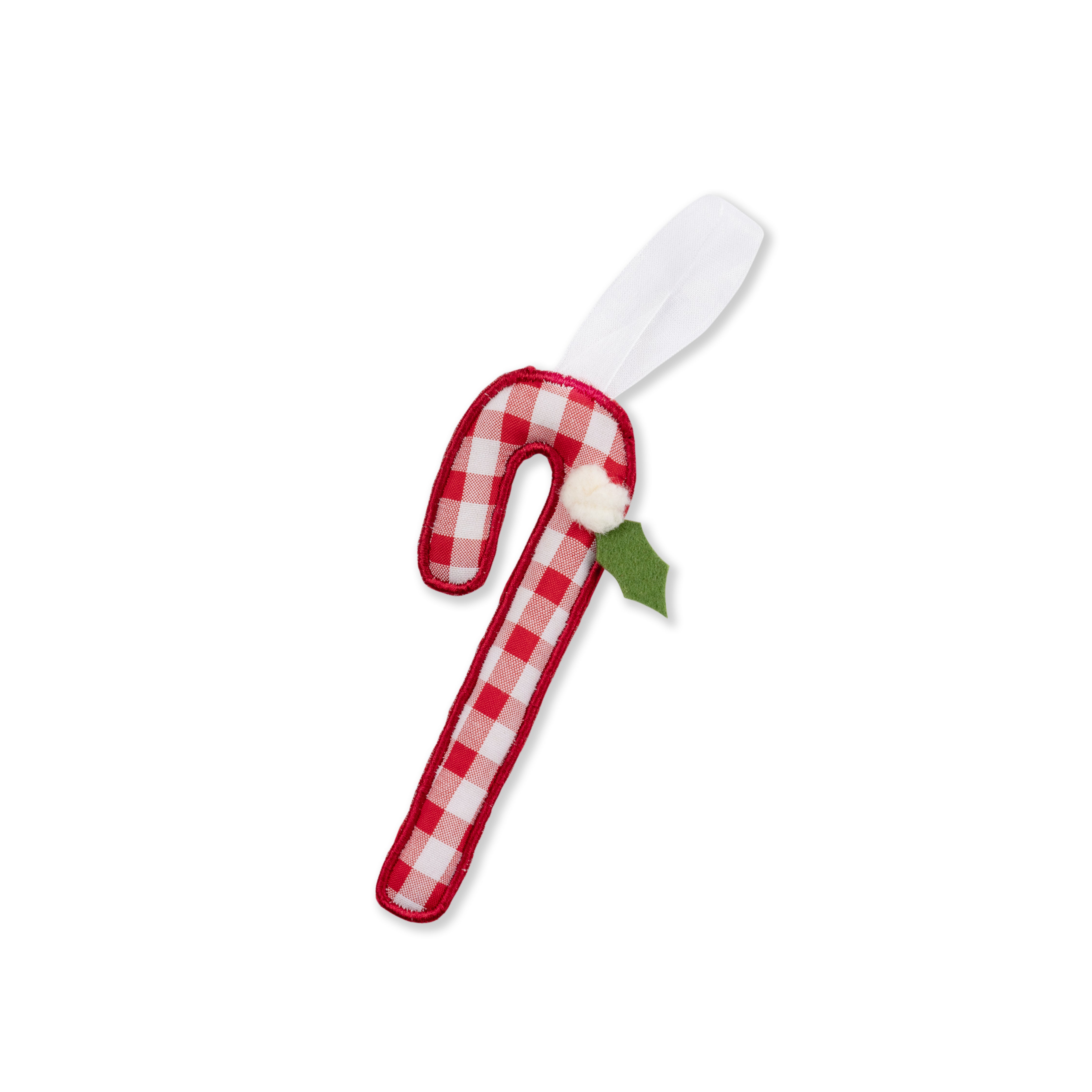 Candy Cane Checks Ornament