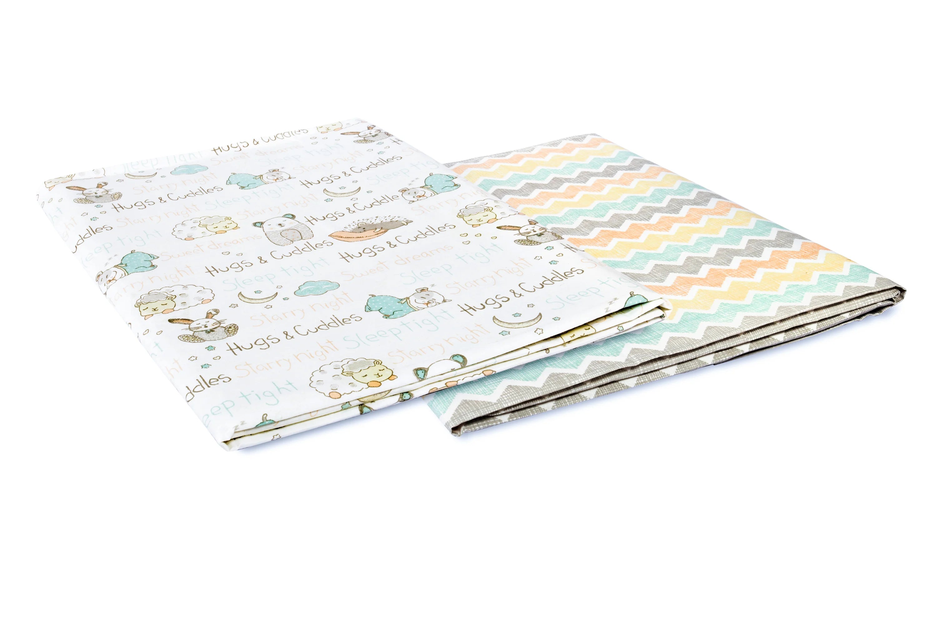 Flat Sheet (Set of 2) Sleepy Friends