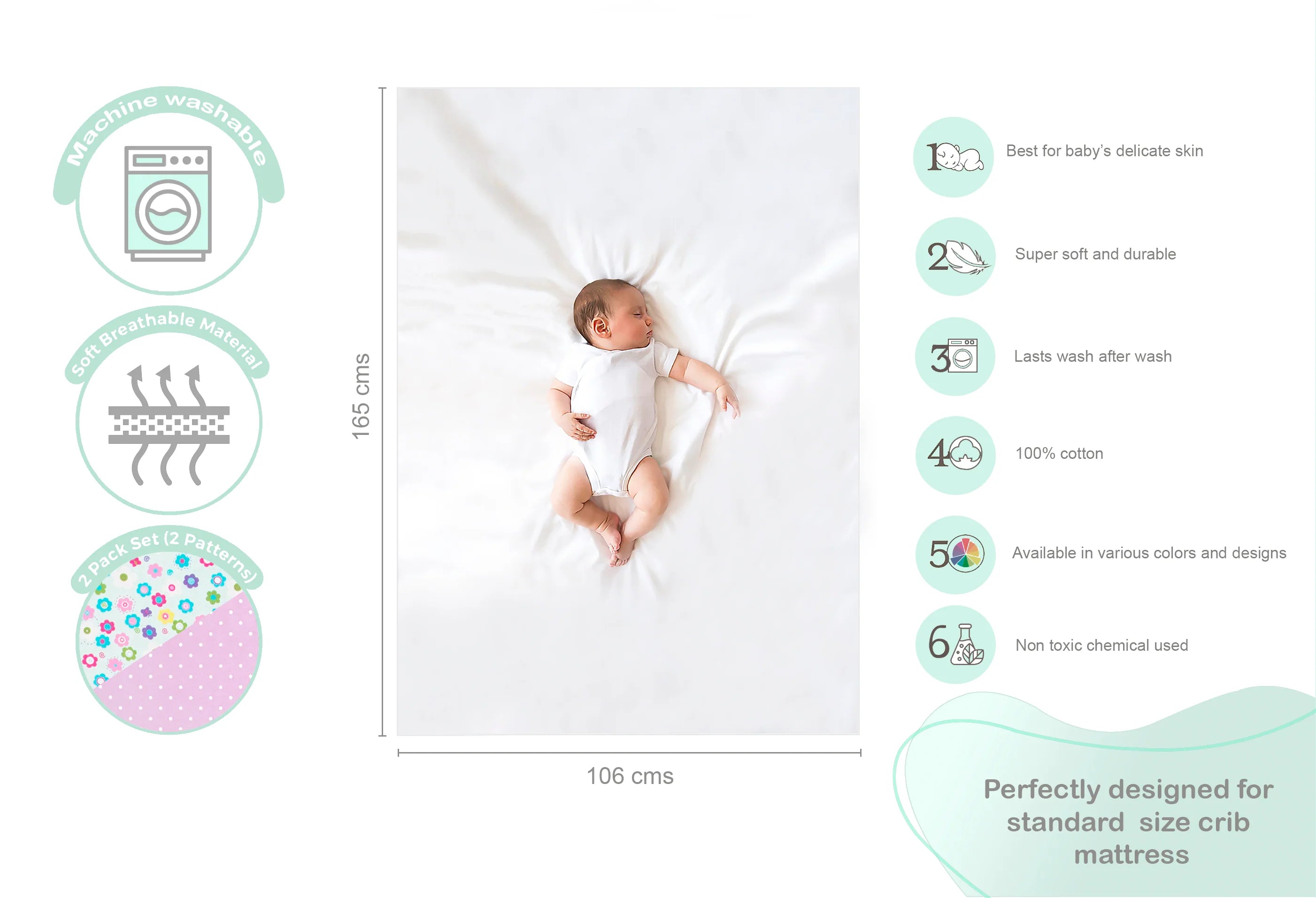 Flat Sheet (Set of 2) Papillion