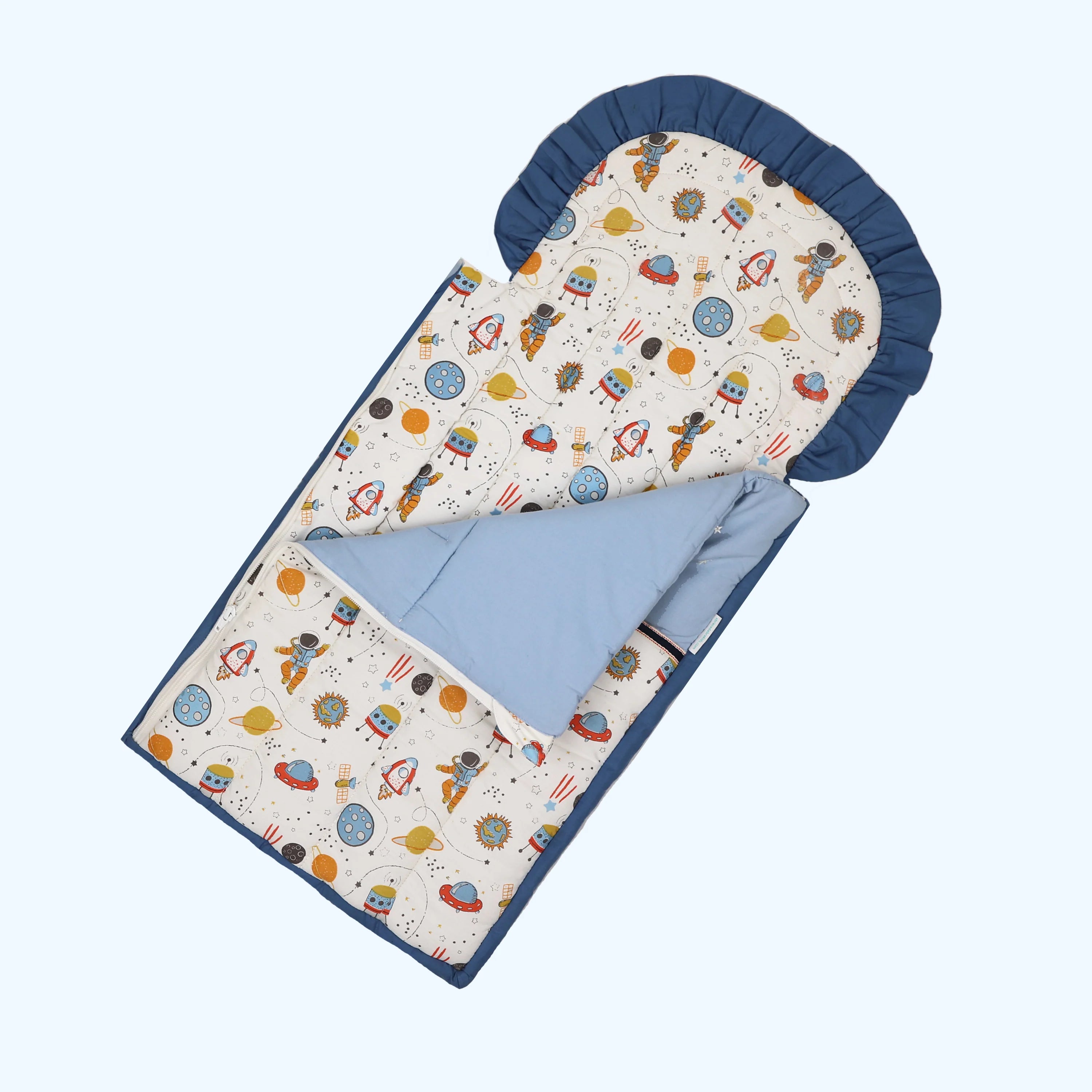 Quilted Nest Bag - Rocketman