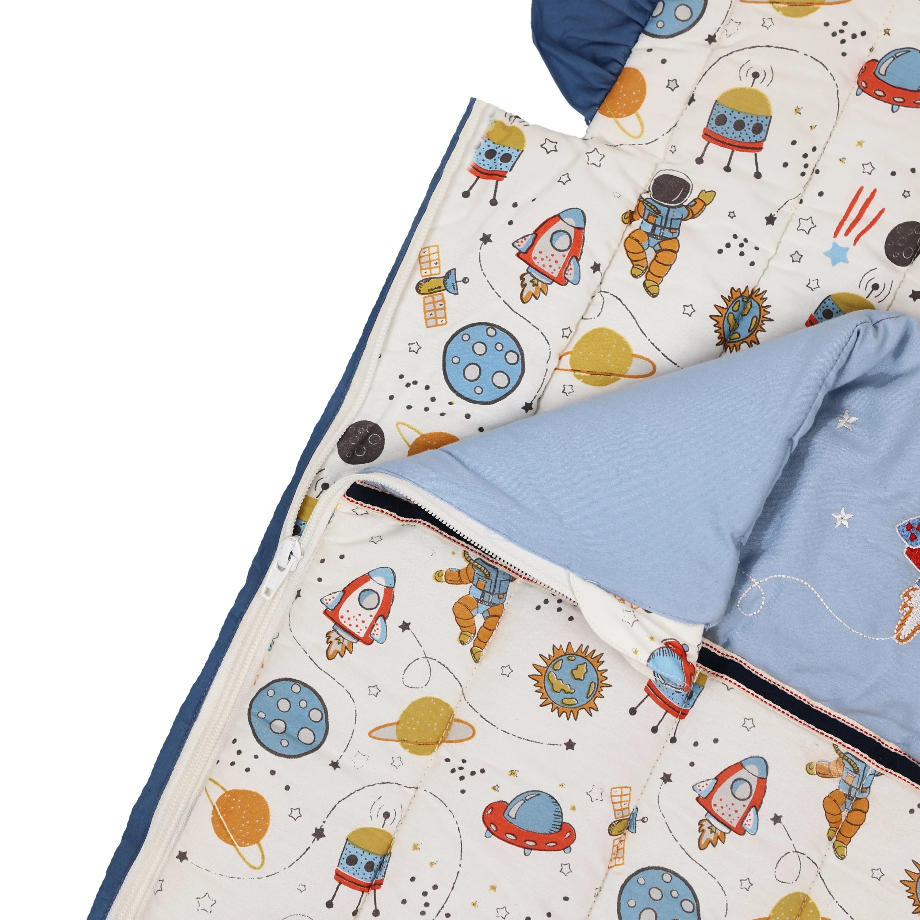 Quilted Nest Bag - Rocketman