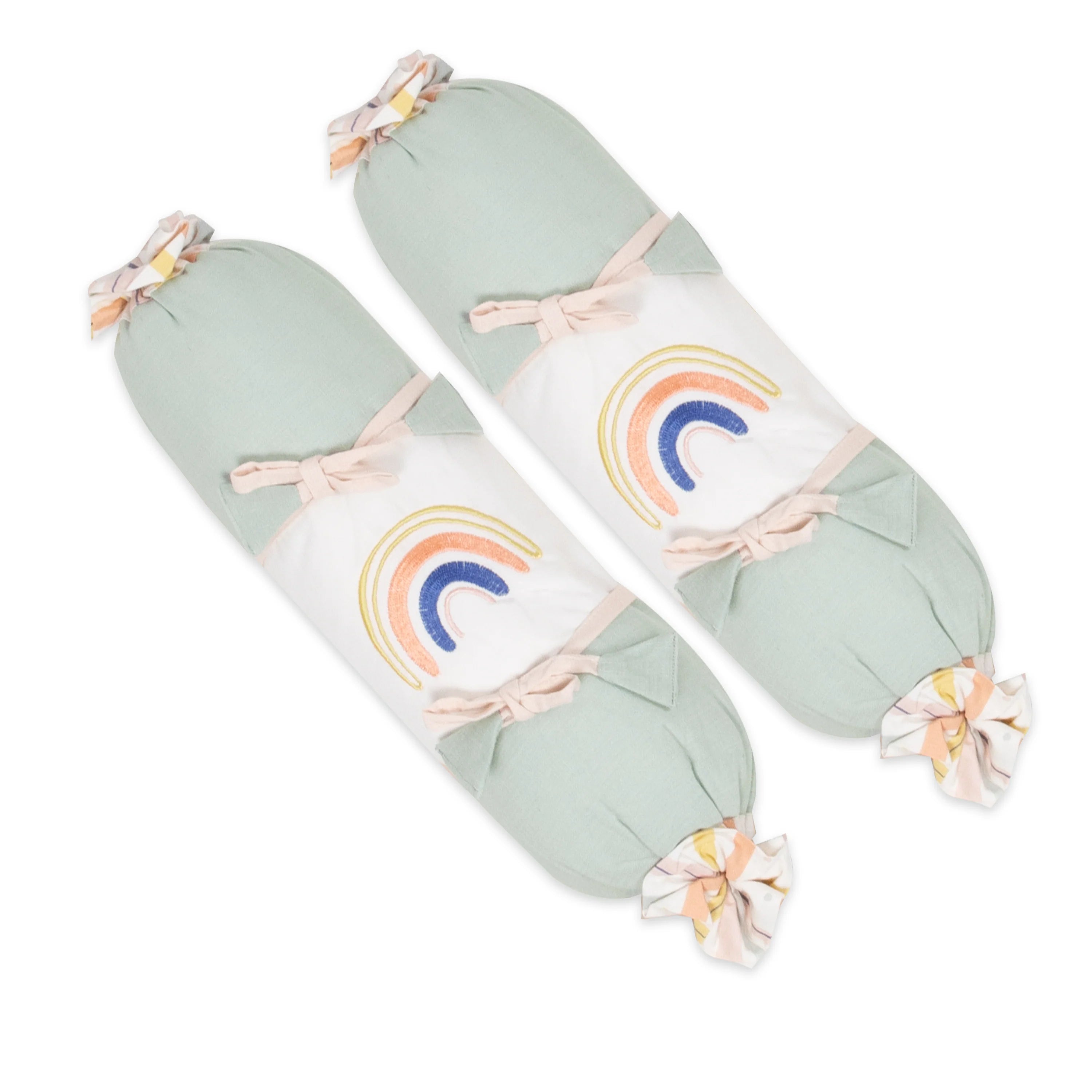 Gadda Set with two bolsters - Rainbow