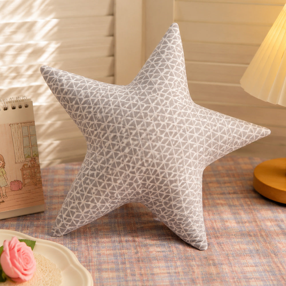 Small Star Shaped Cushion (Grey)