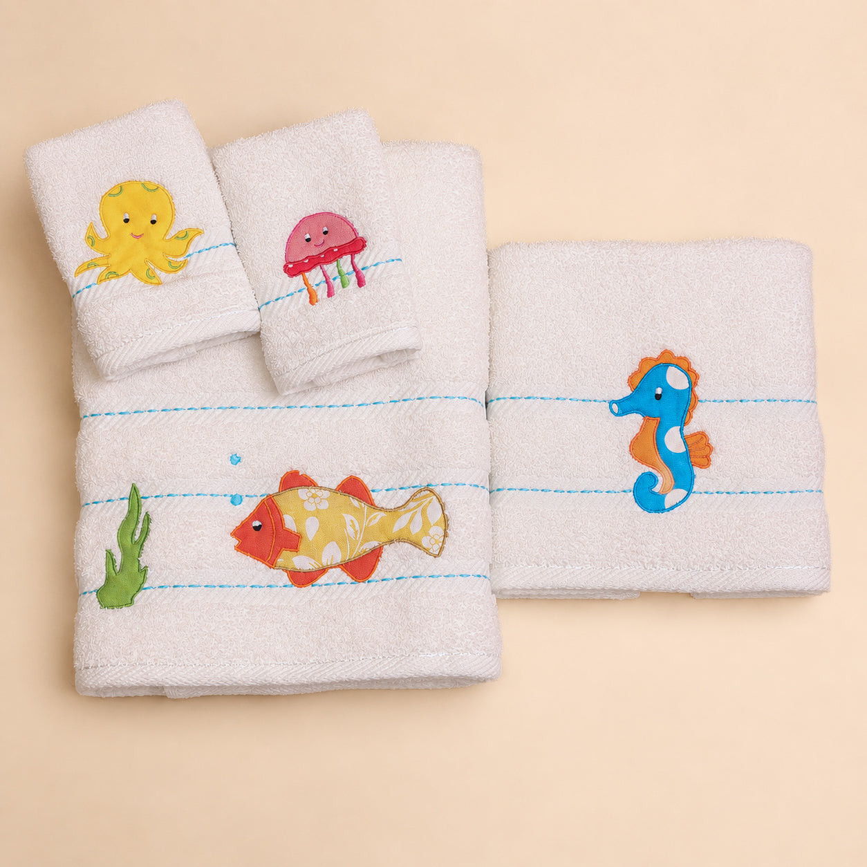 Bath Towel Set - Under the sea