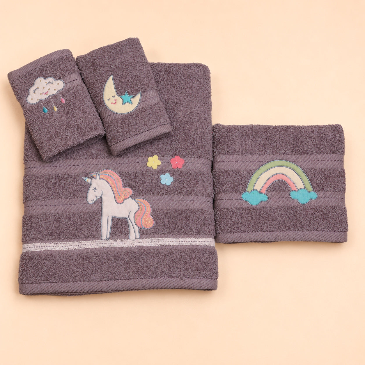 Bath Towel Set - Unicorn