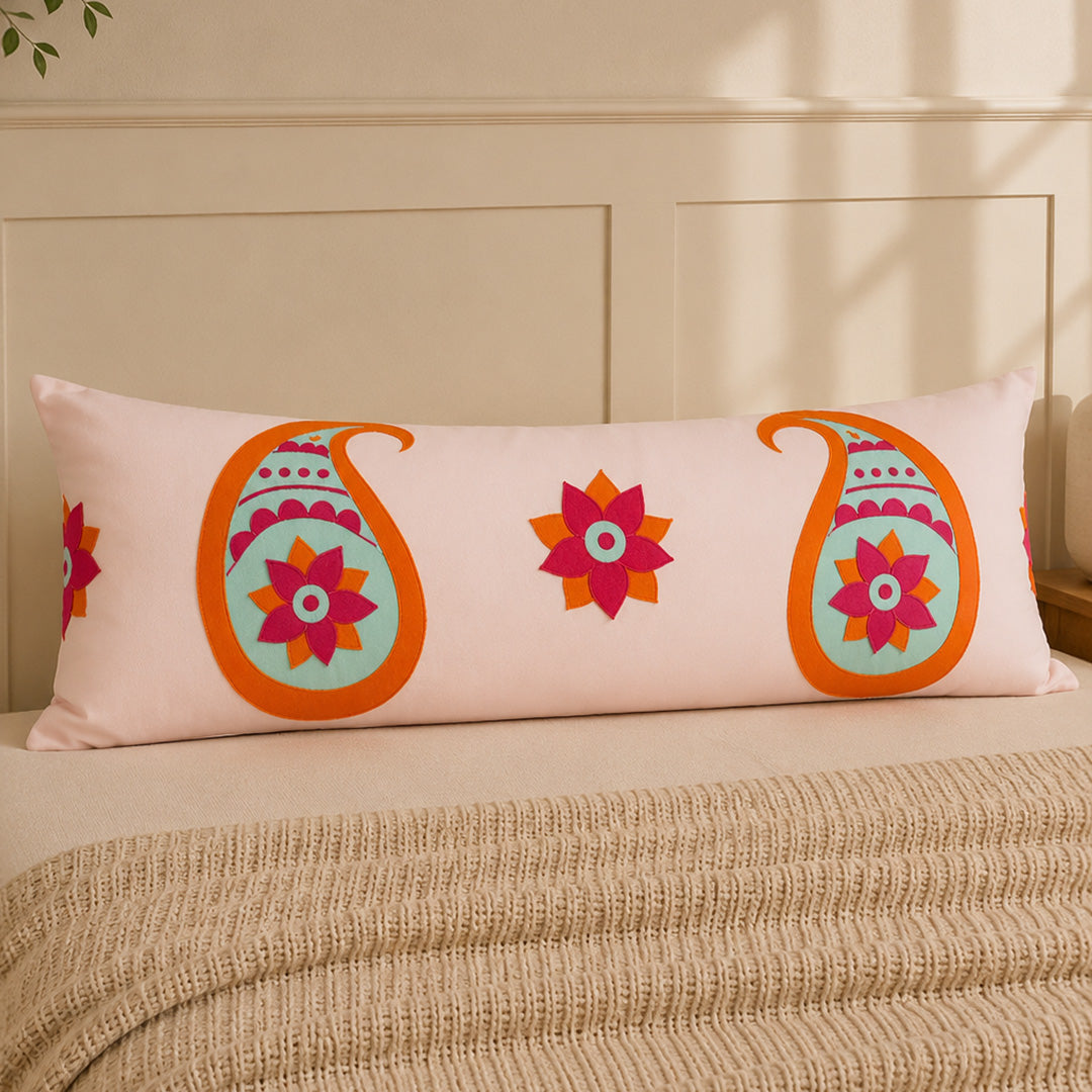 Amazing India Paisley Long Cushion Cover