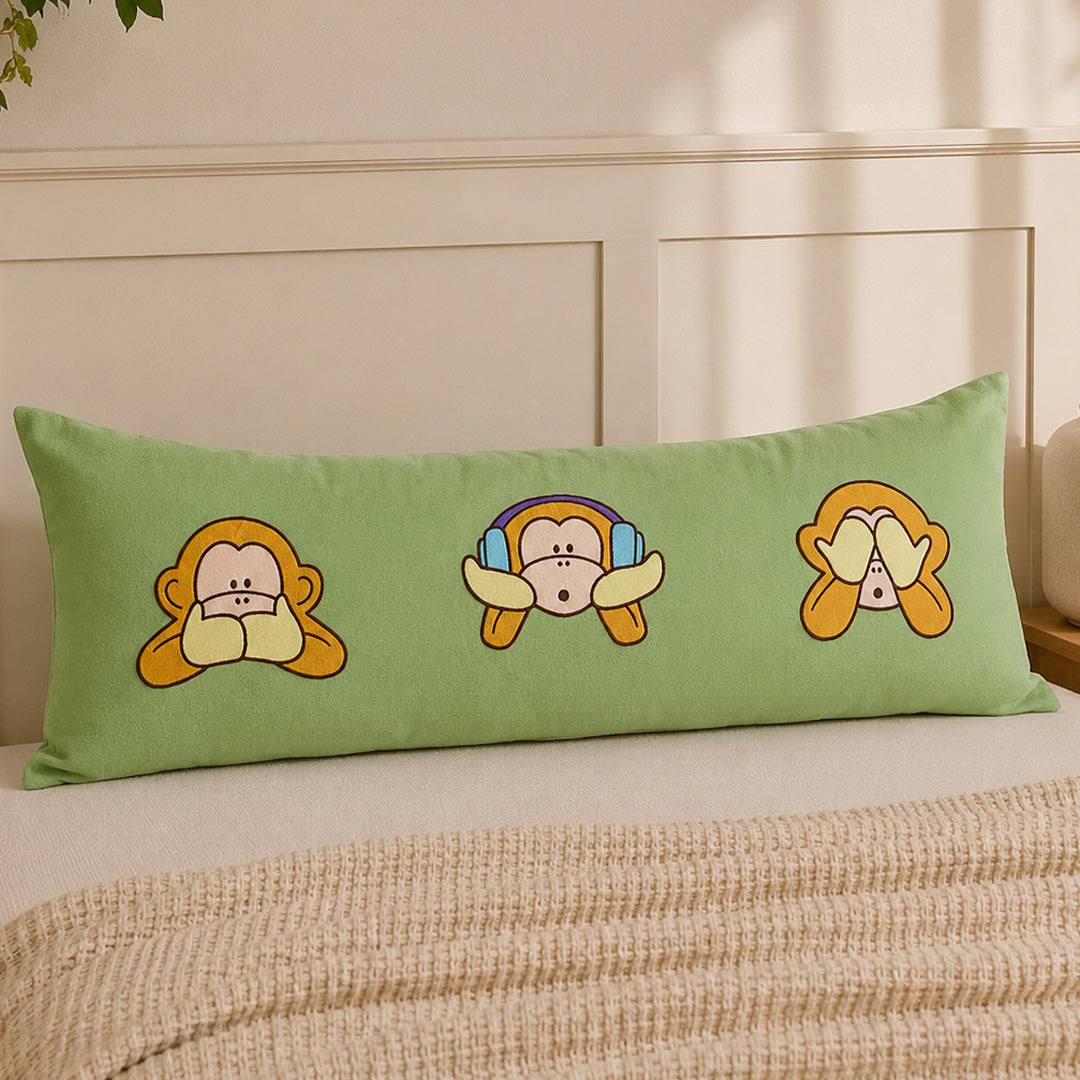 Hear No Evil Long Cushion Cover