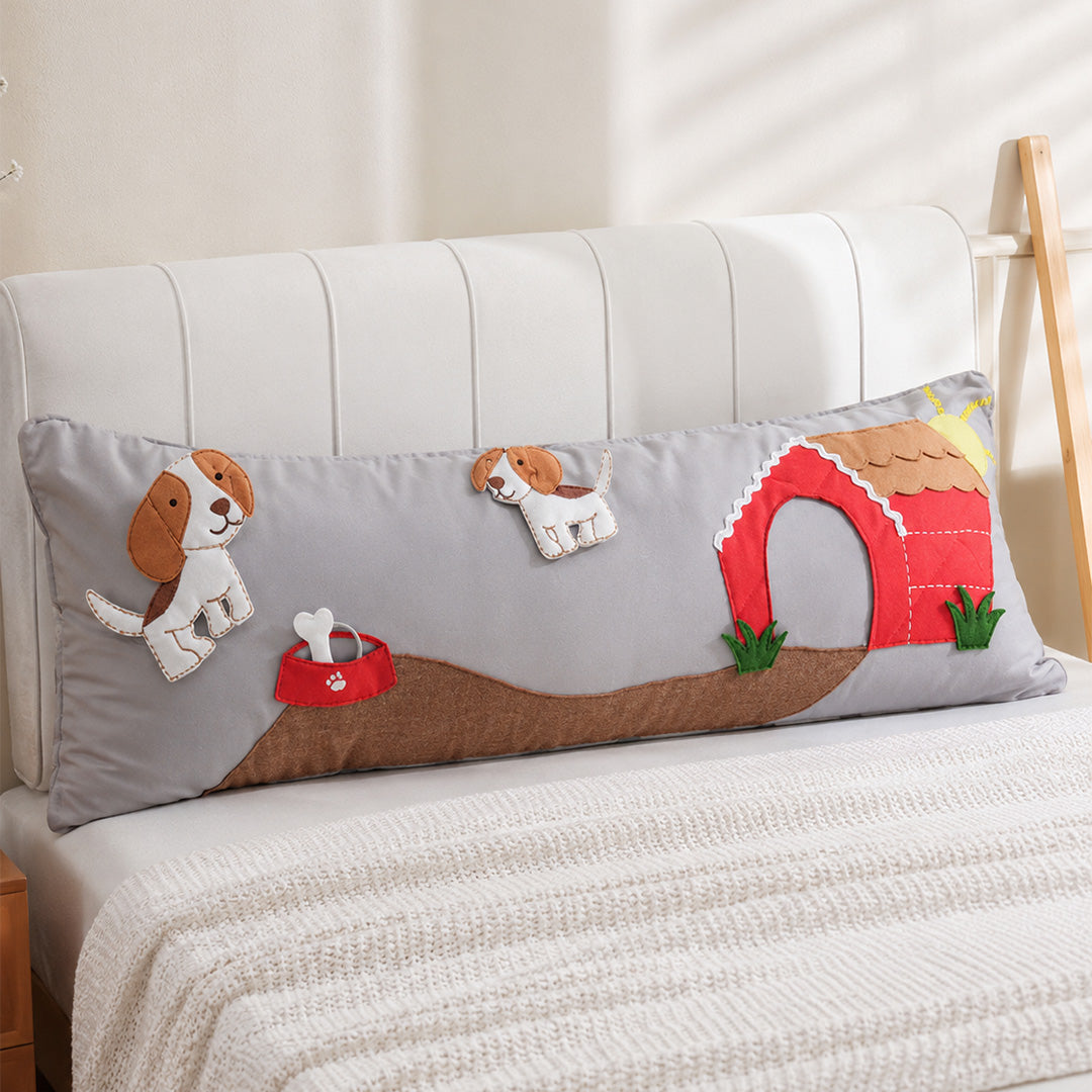 PAWSOME LONG CUSHION COVER WITH POP UPS