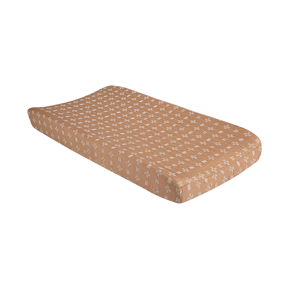 Ezra Quilted Change Pad Cover – Copper Dash