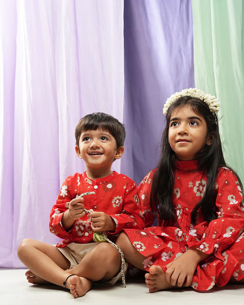 Poppy patch Unisex full sleeve shirt