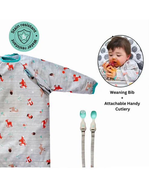 Long Sleeve Coverall Bundle Pack -Woodland Friends Grey