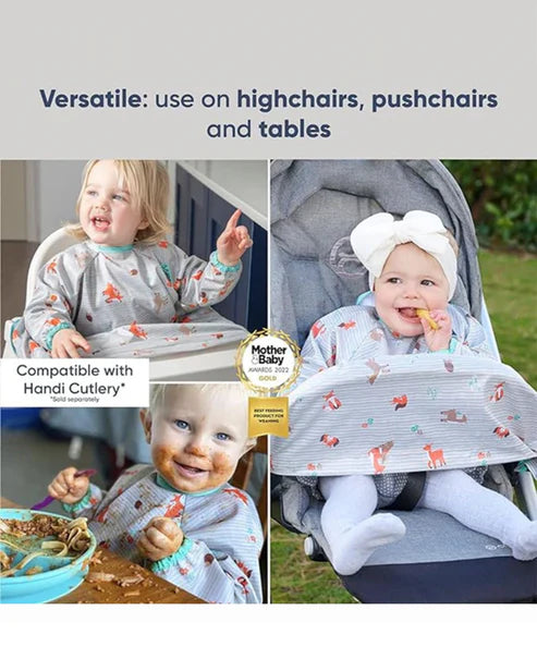 Long Sleeve Coverall Bundle Pack -Woodland Friends Grey