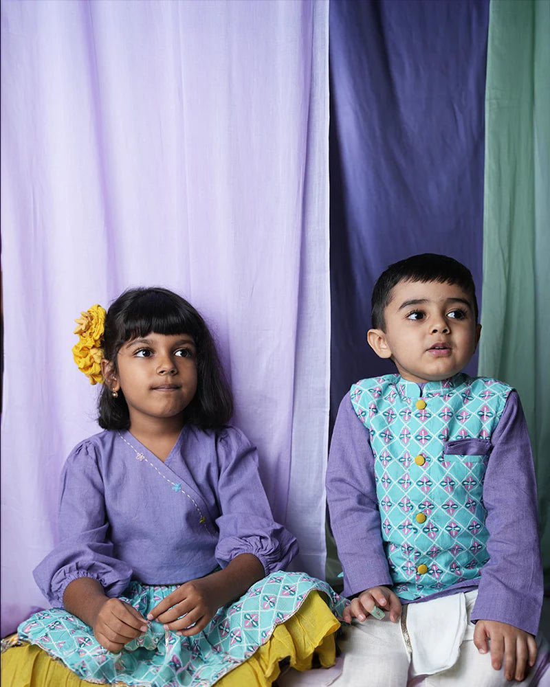 Mosaic magic Boys Ethnic wear Bandi