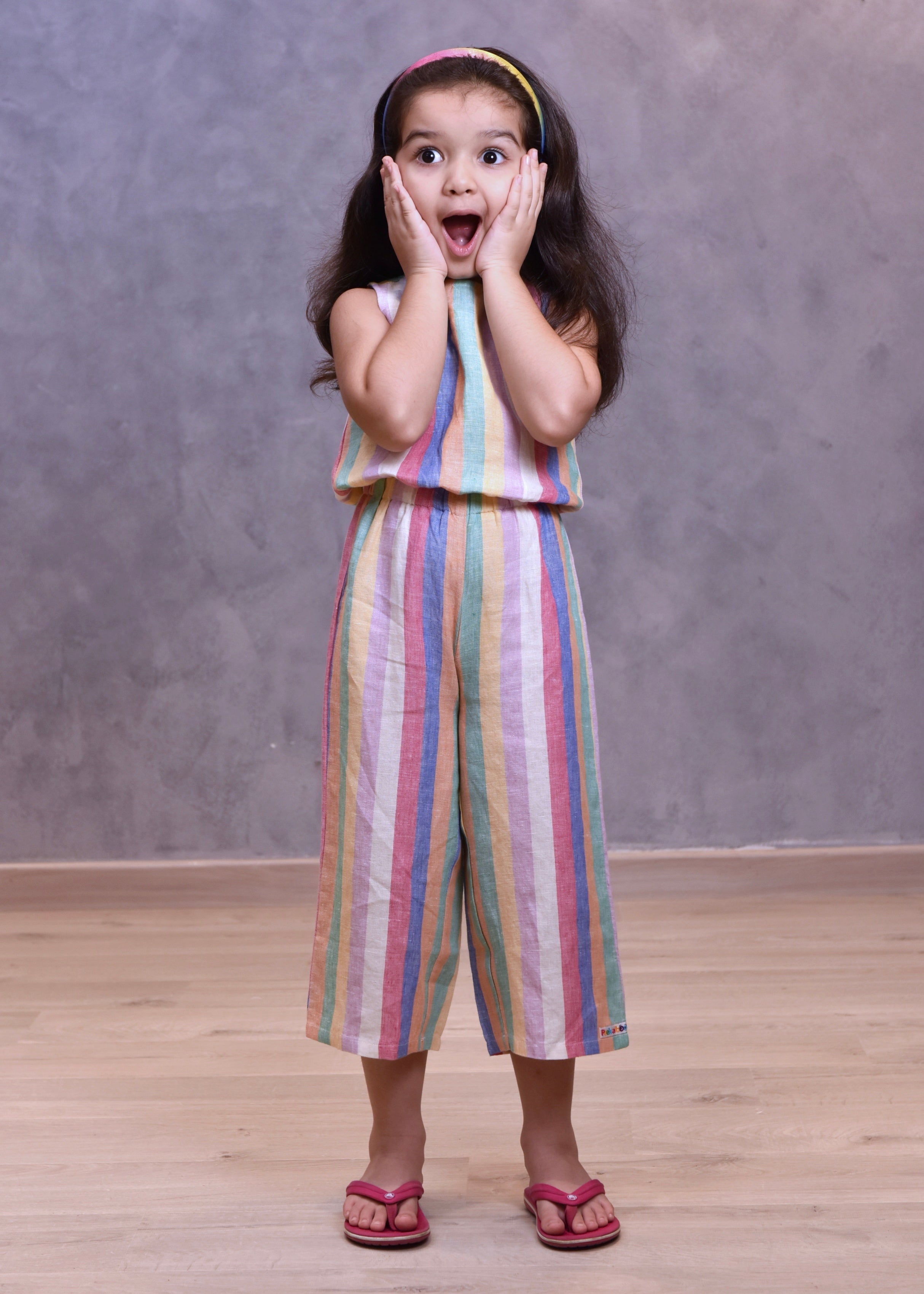 Girls Jujubes Multi Color Jumpsuit