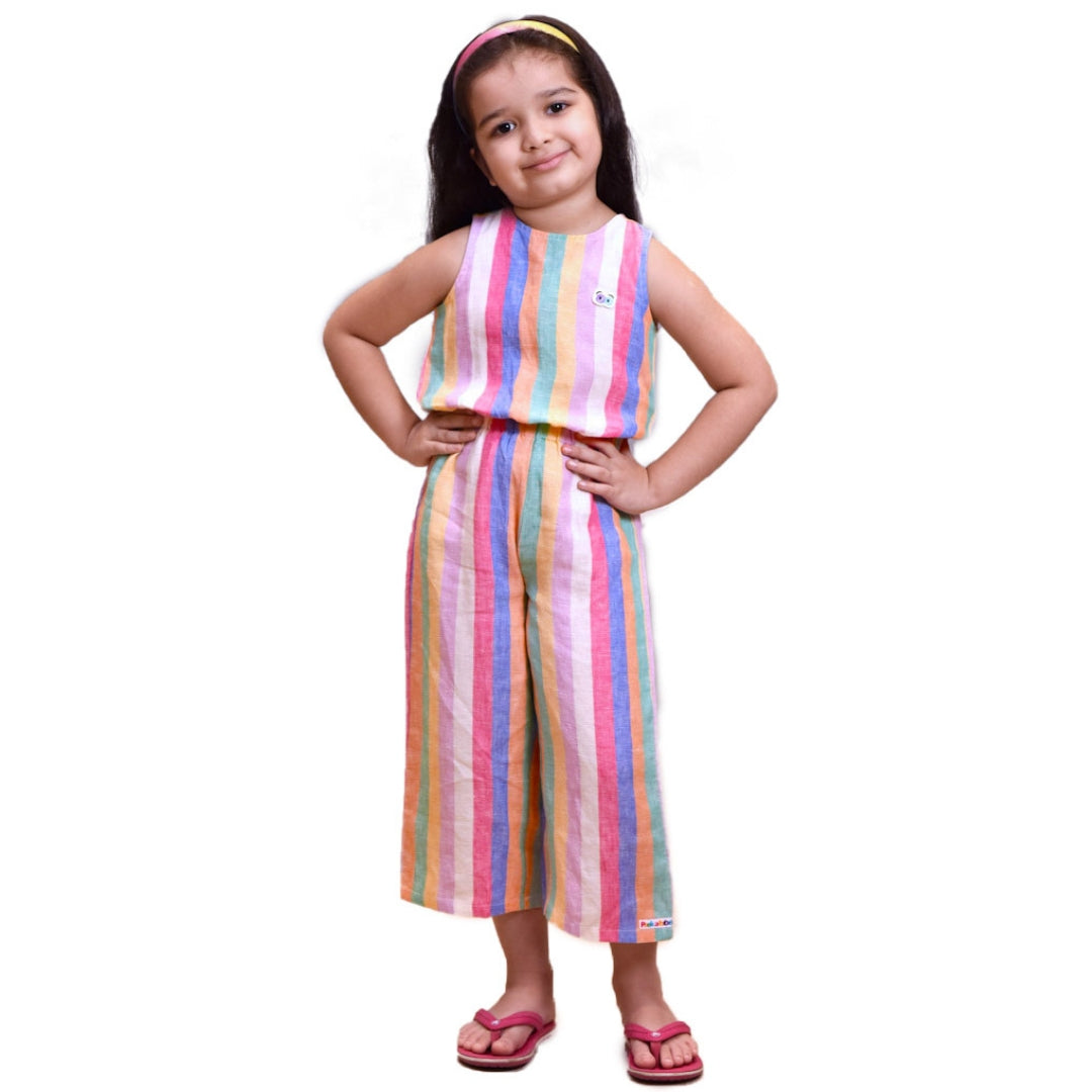 Girls Jujubes Multi Color Jumpsuit