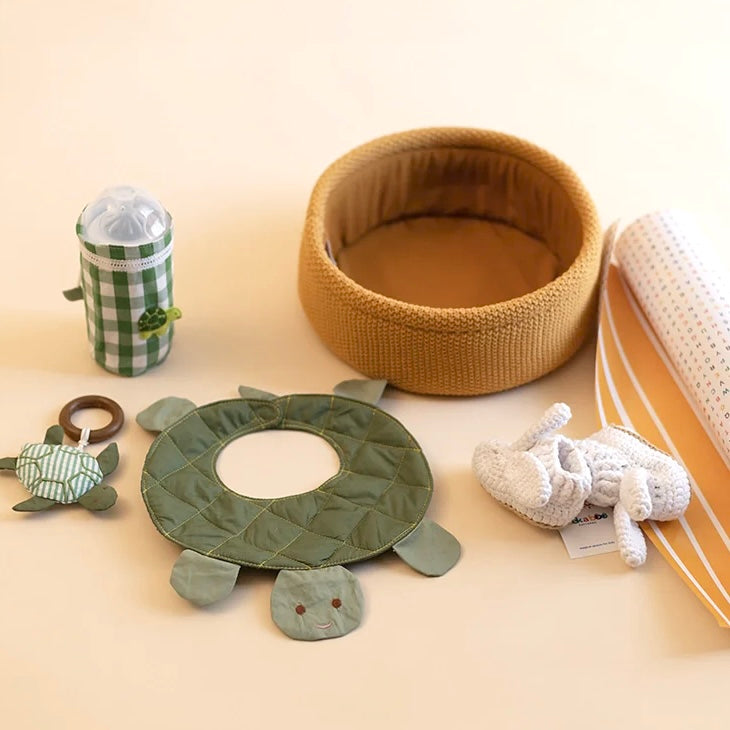 Turtle Baby Shower Hamper Set