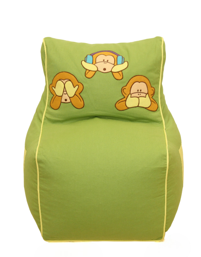 Hear, See, Speak, No Evil - BeanChair Cover