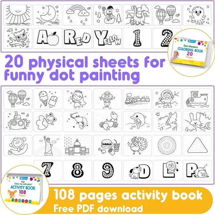 Jar Melo Dot Painting - 12 Colors