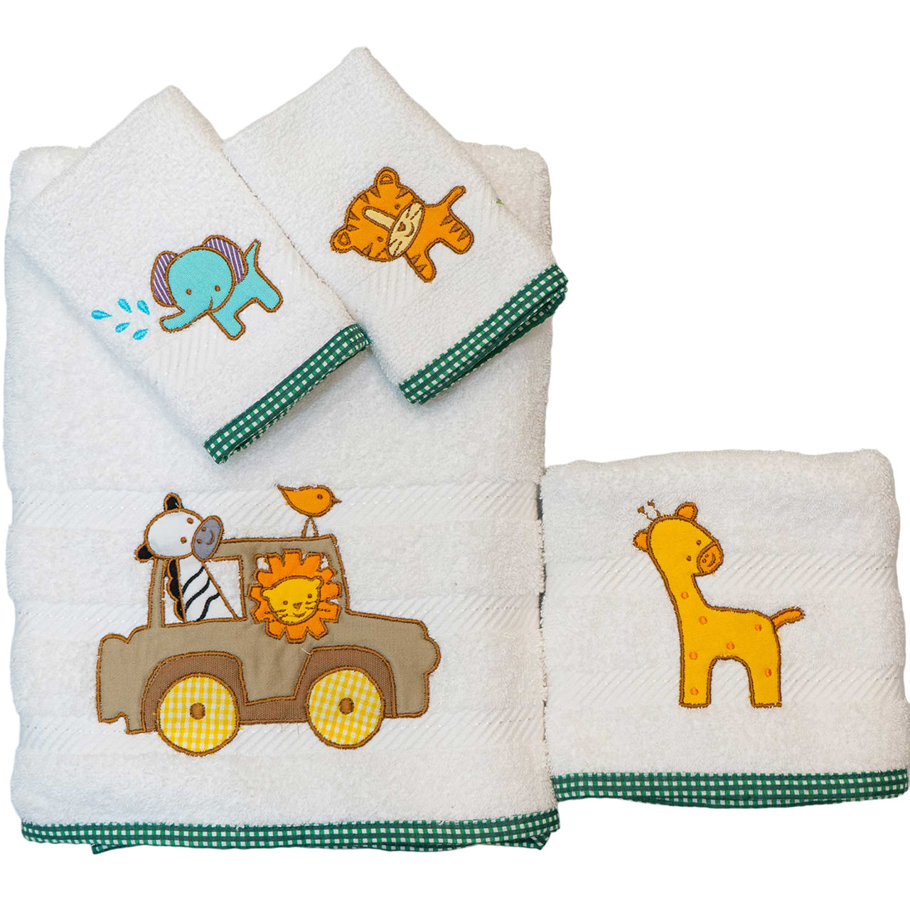 Bath Towel Set Jungle Safari
