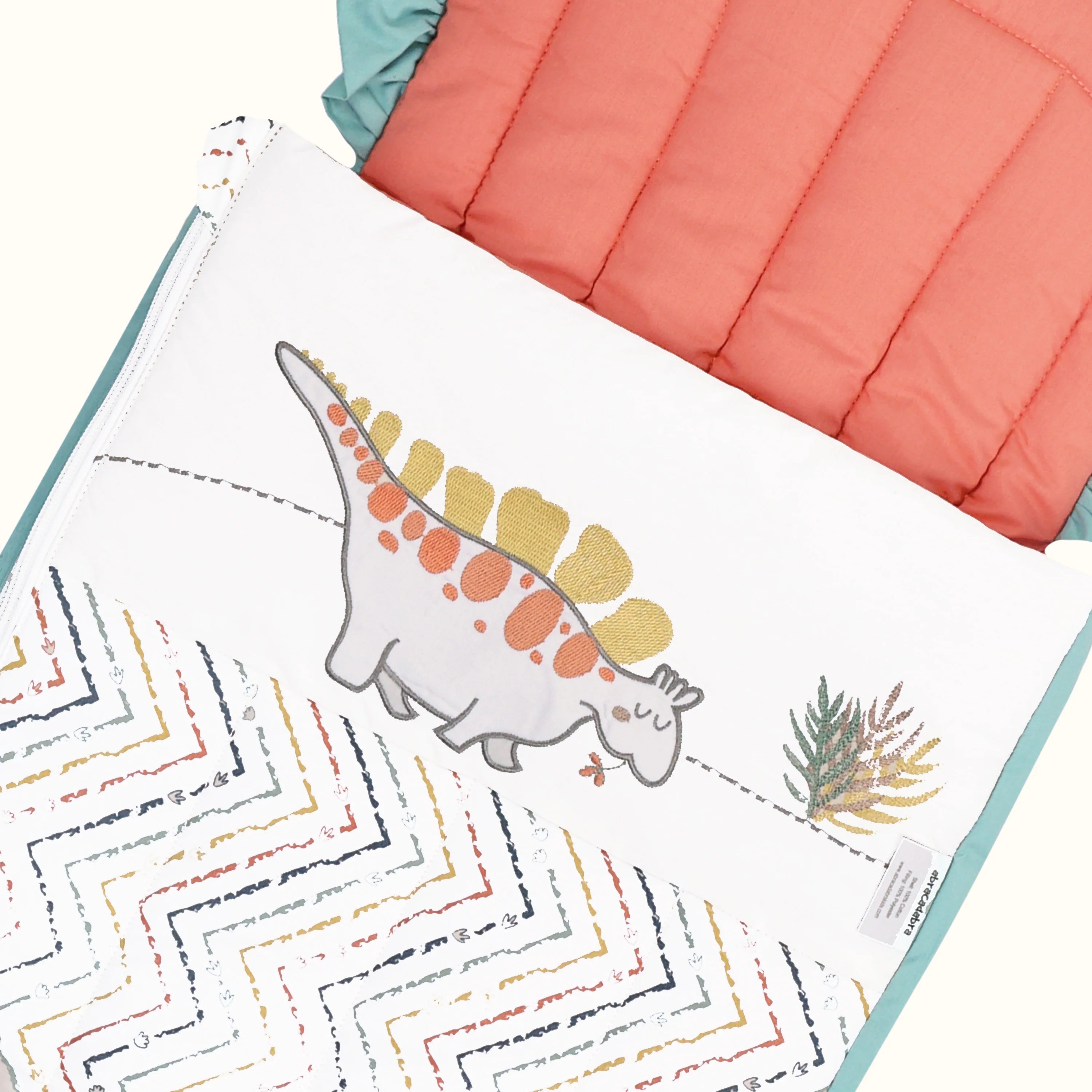 Quilted Nest Bag - D FOR DINO
