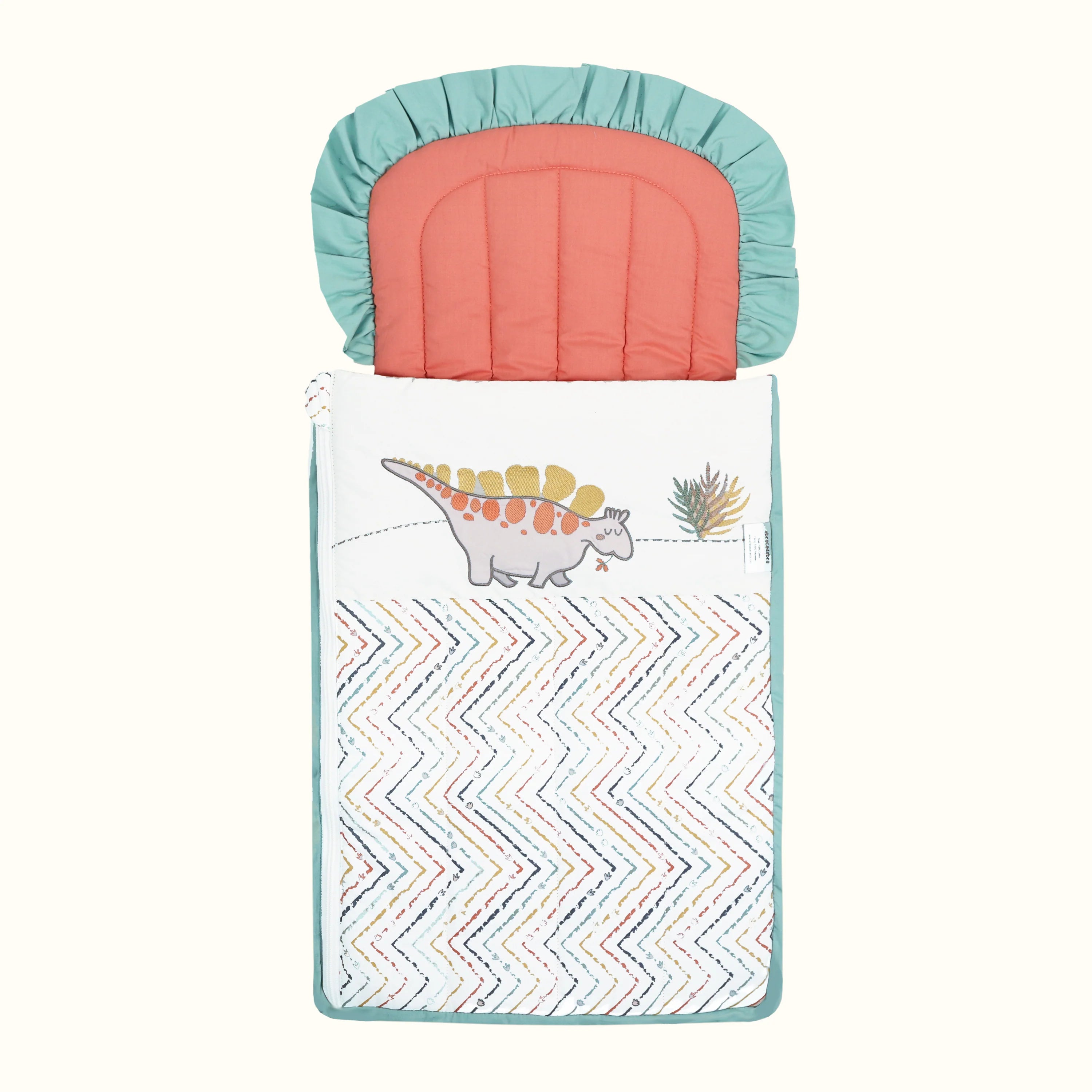 Quilted Nest Bag - D FOR DINO